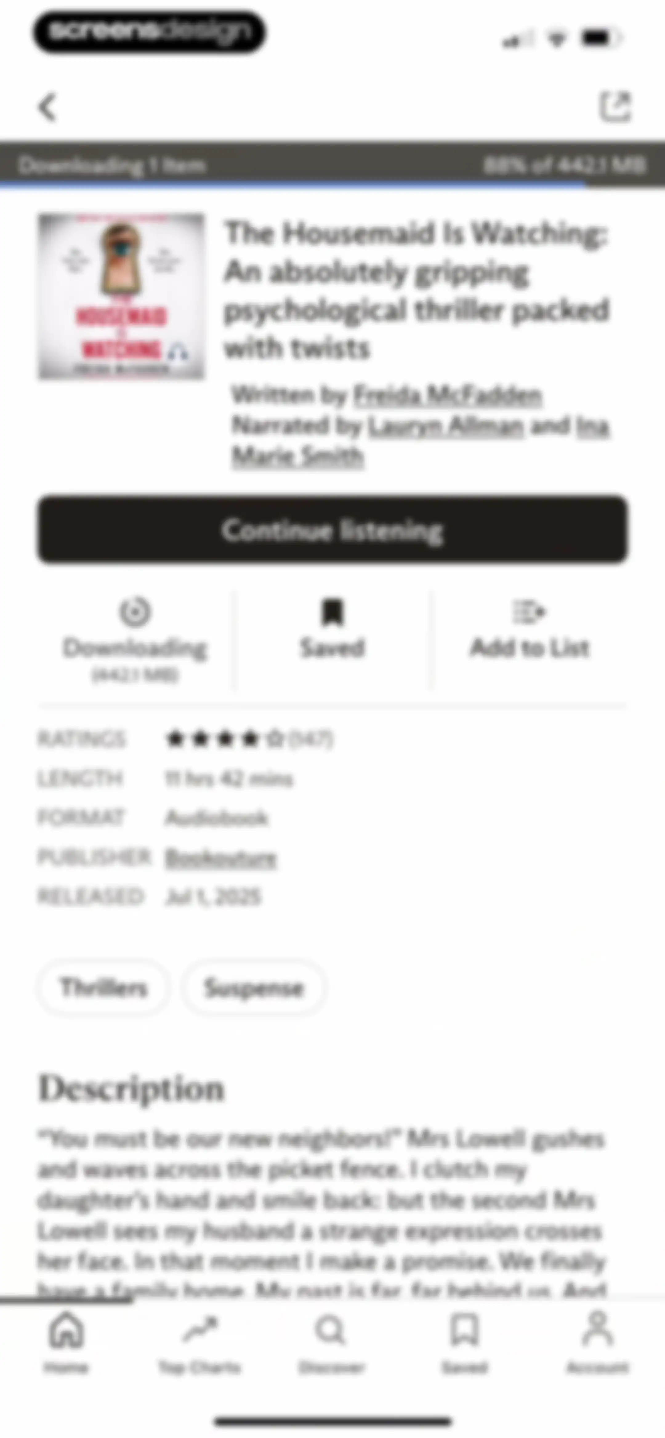 Everand: Audiobooks & Ebooks screen 52