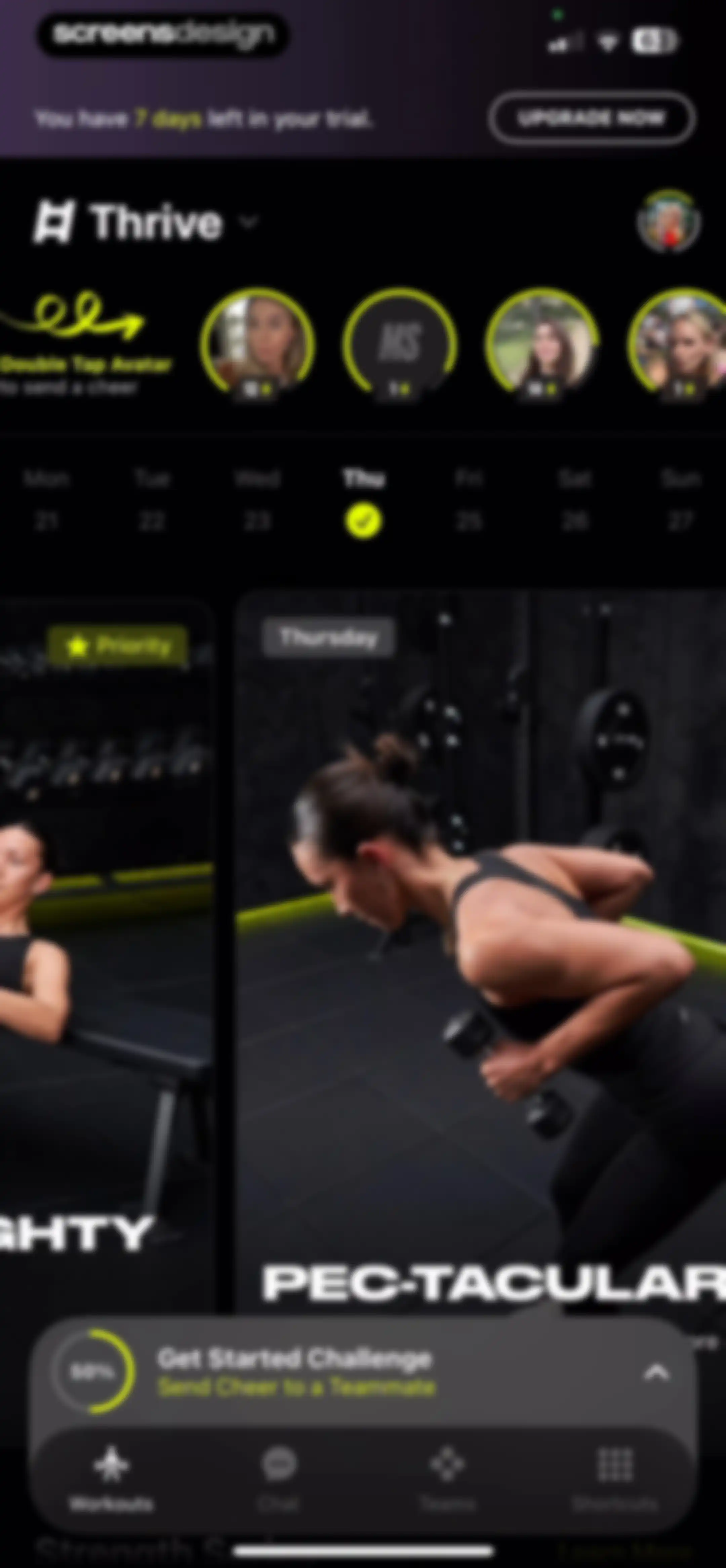LADDER Strength Training Plans screen 101