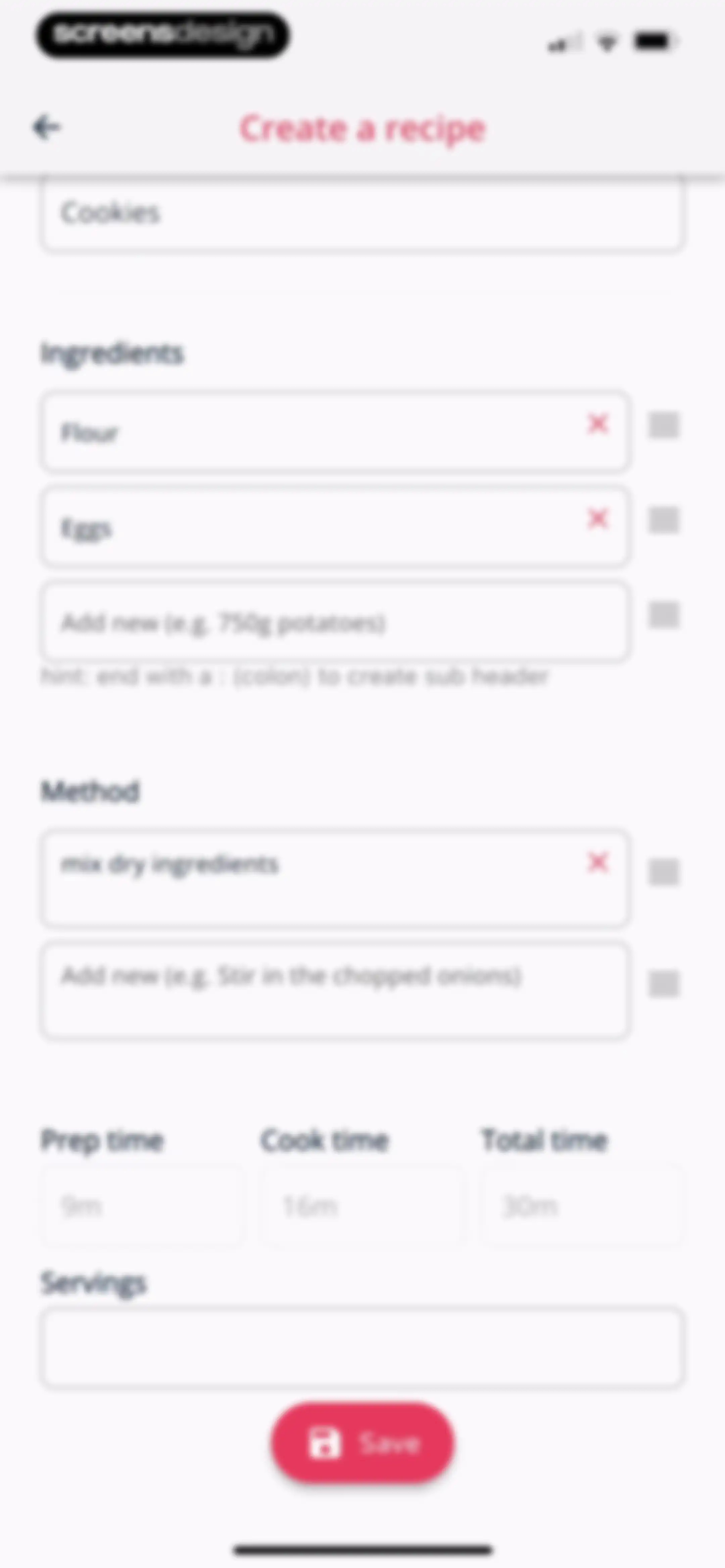 Stashcook: Recipe Keeper screen 114