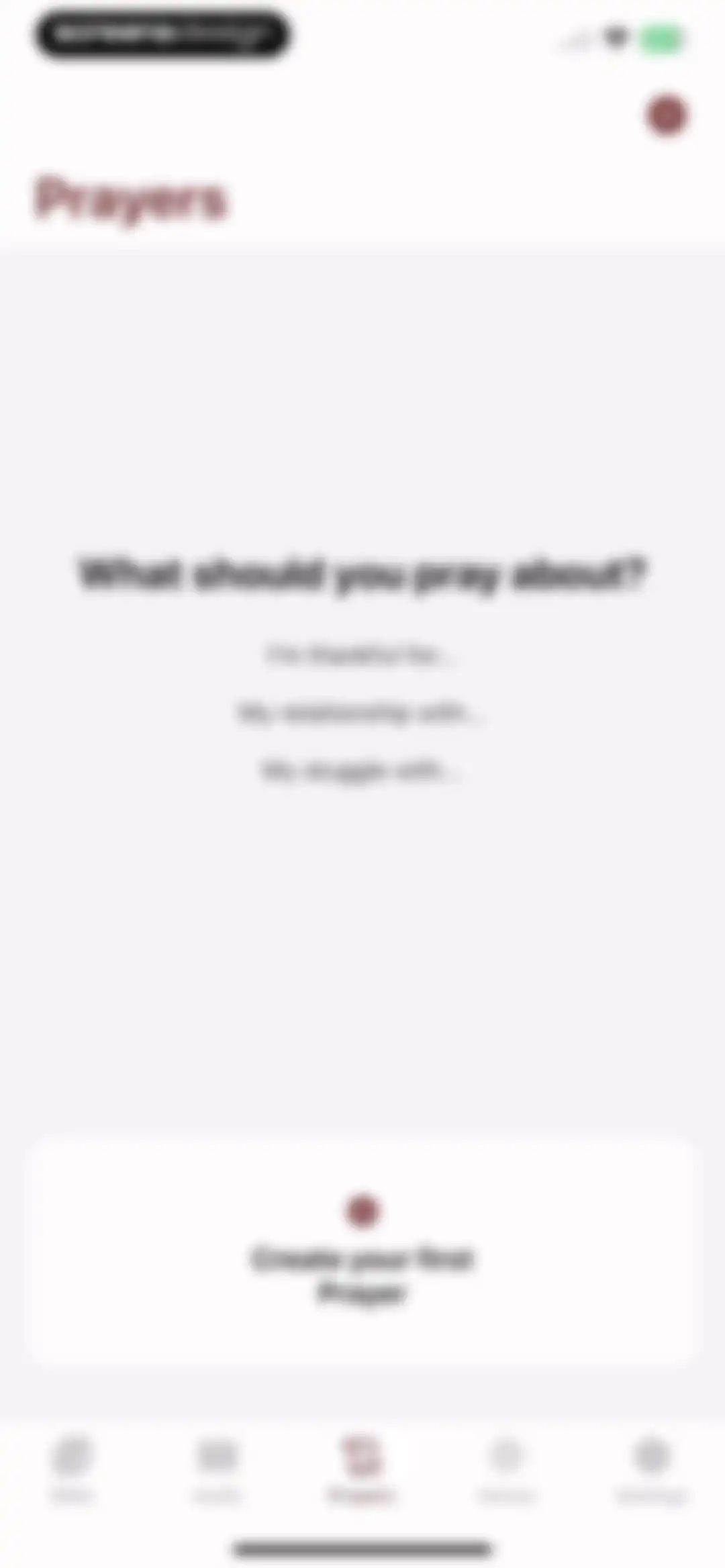 Bible · Audio Study Offline screen 25