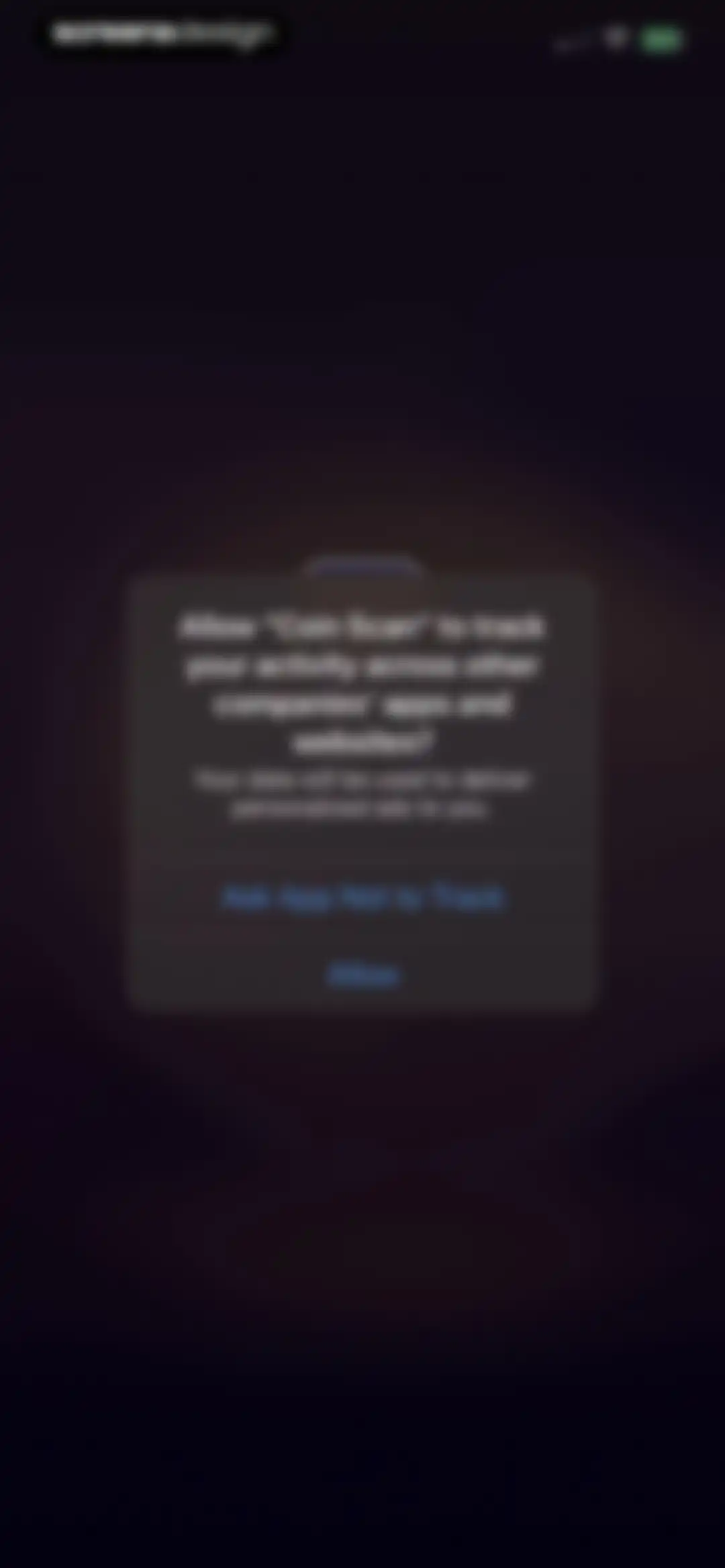 Coin Identifier - CoinScan screen 2