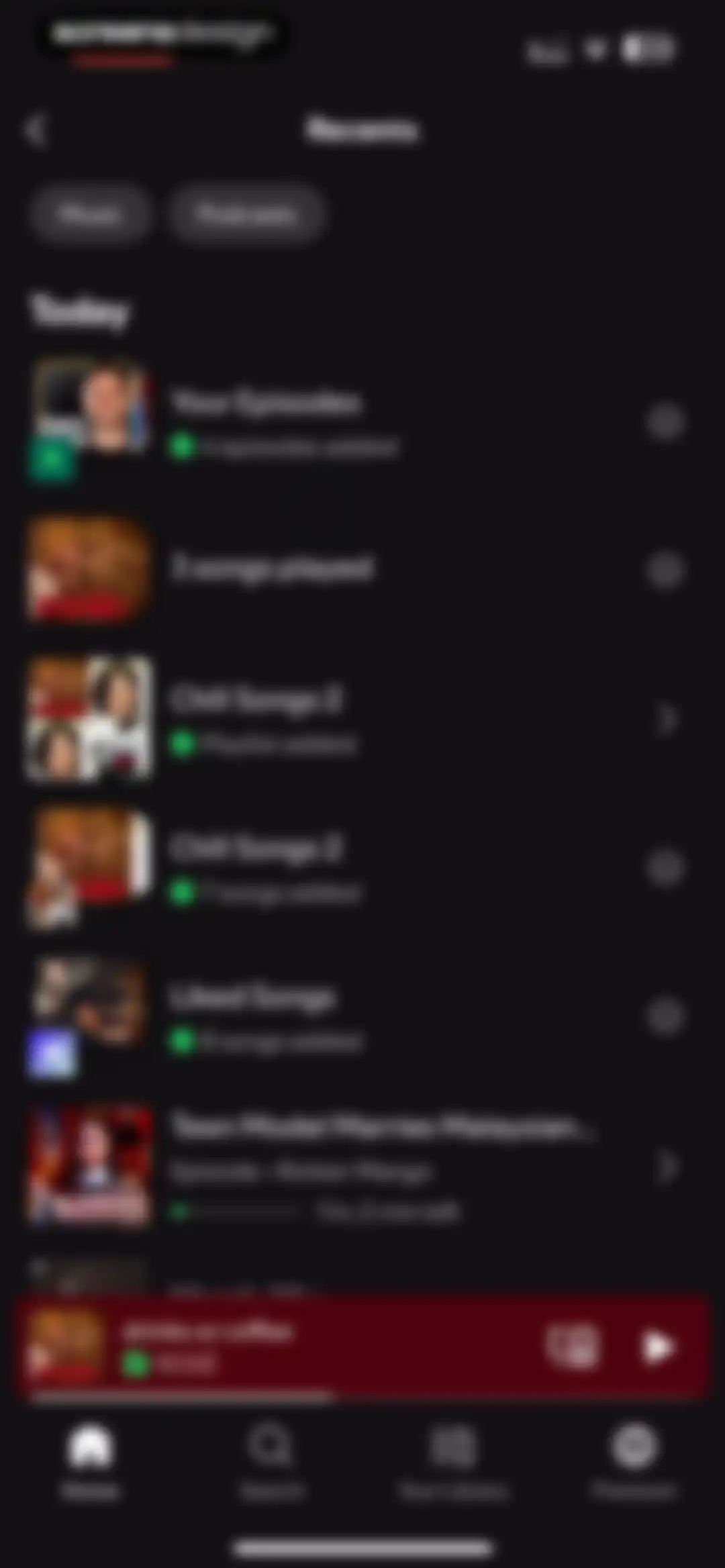 Spotify: Music and Podcasts screen 145
