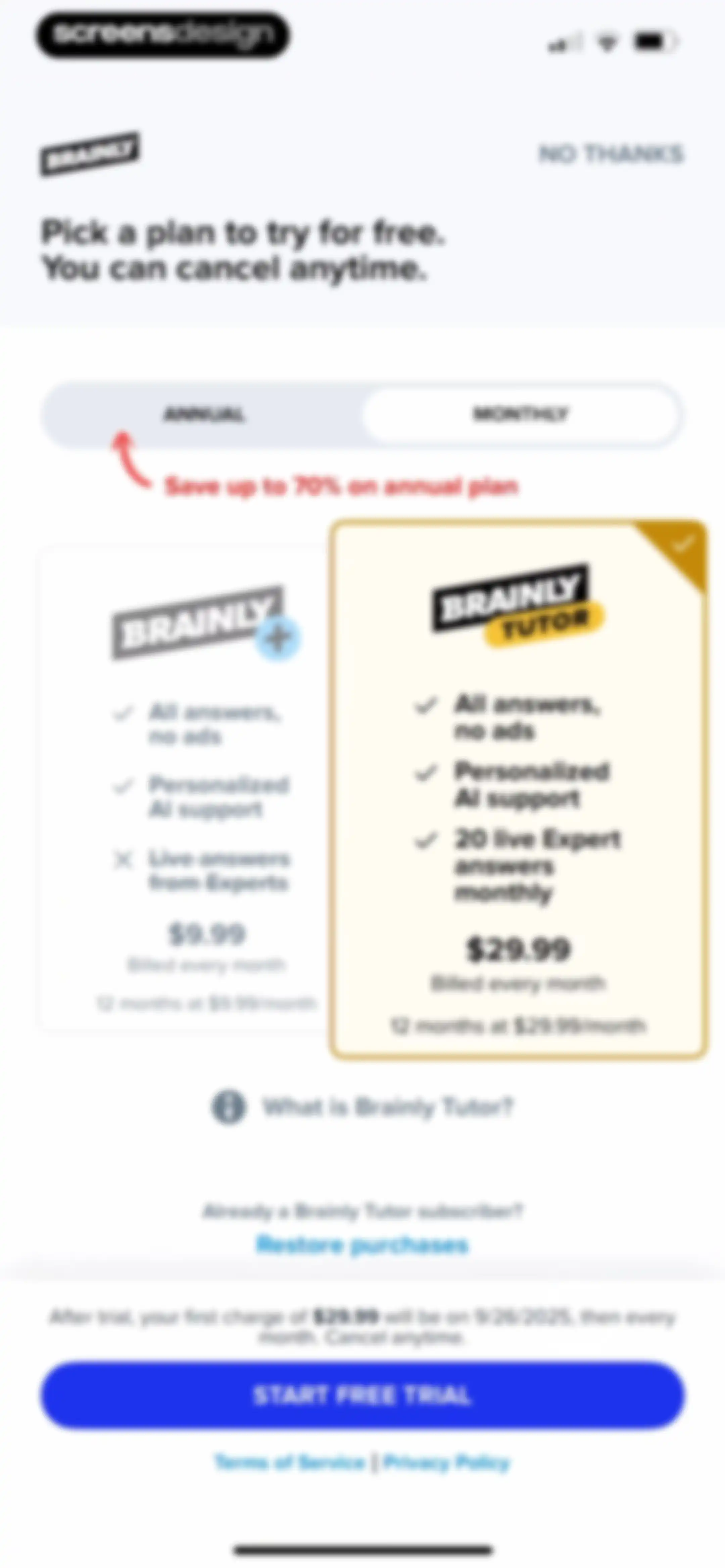 Brainly: Your Personal Tutor screen 12