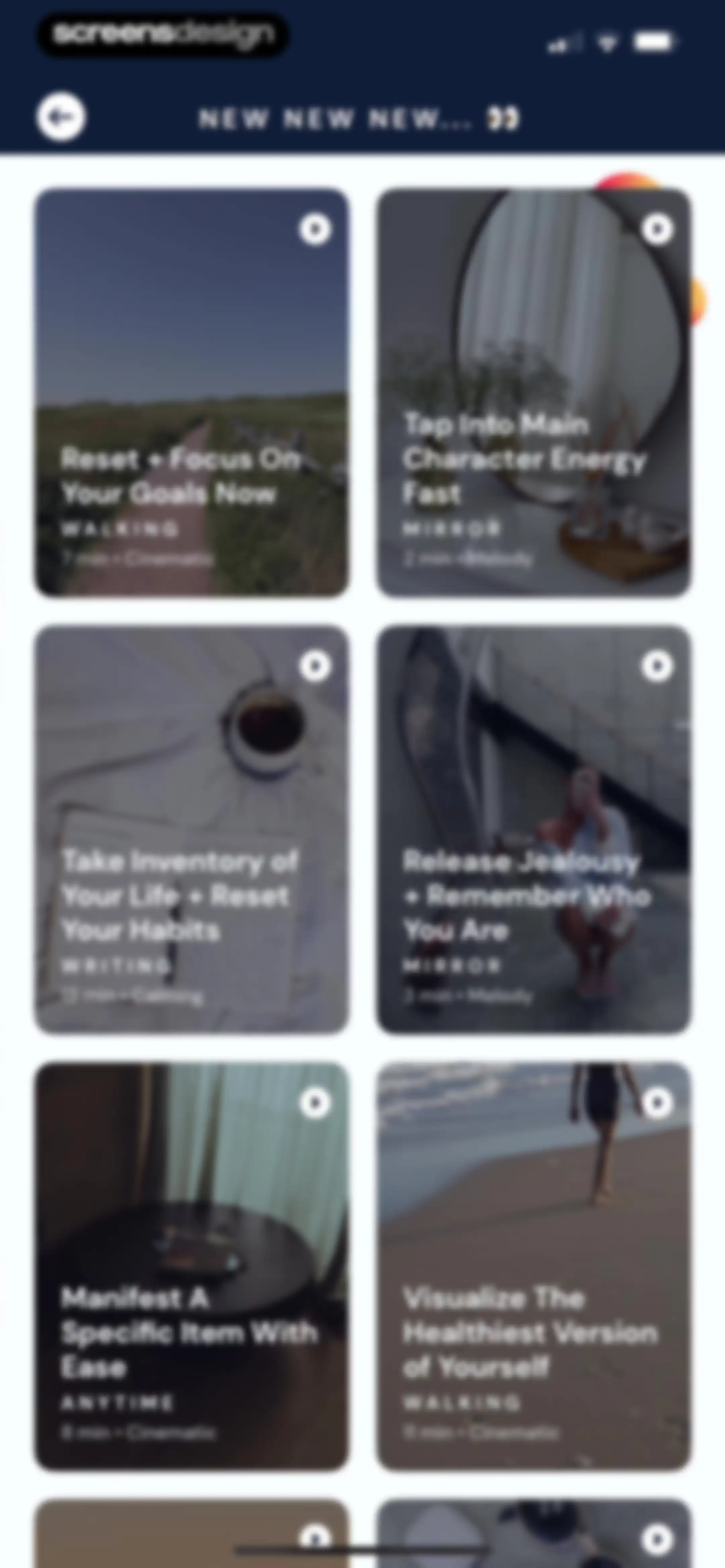 Activations: Daily Motivation screen 41