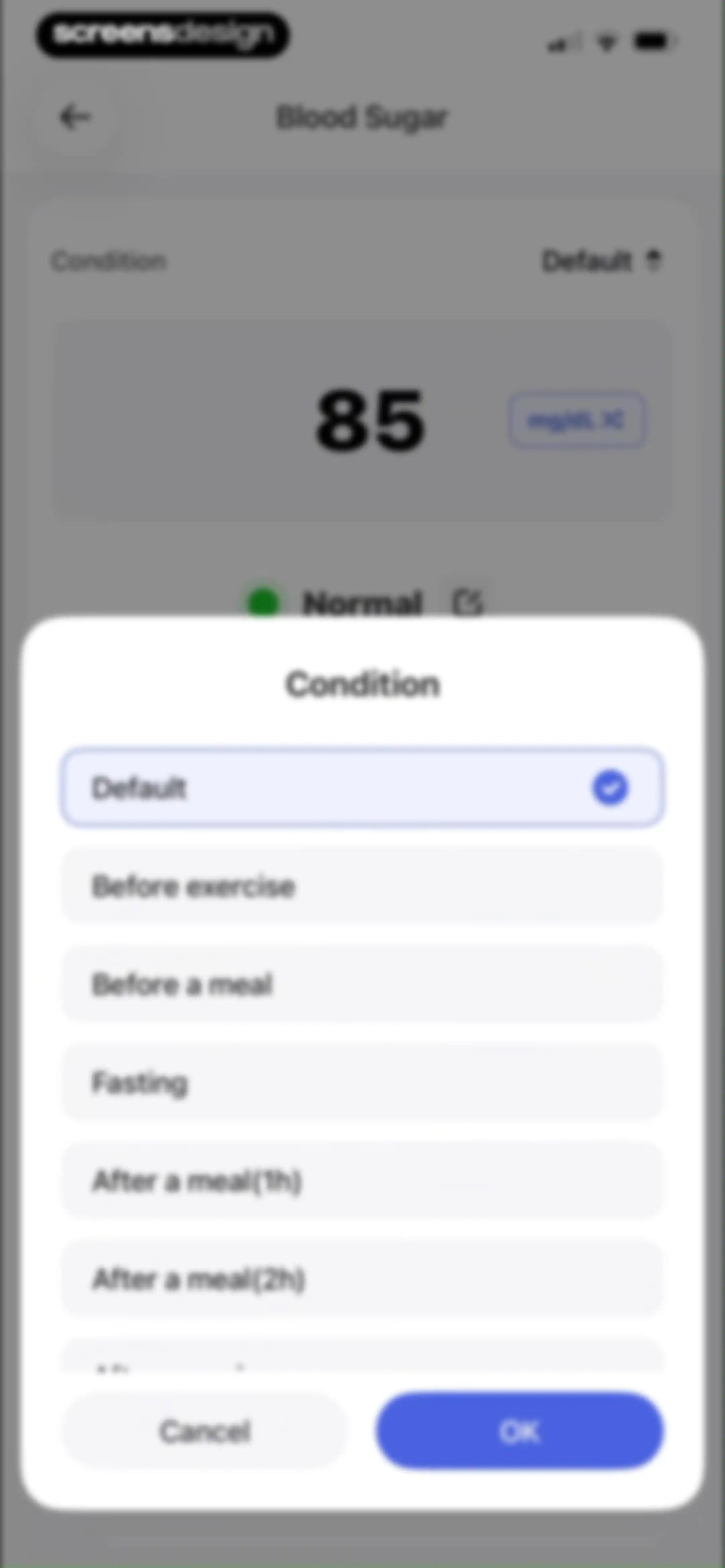 Health Tracker- HeartRate & BP screen 43