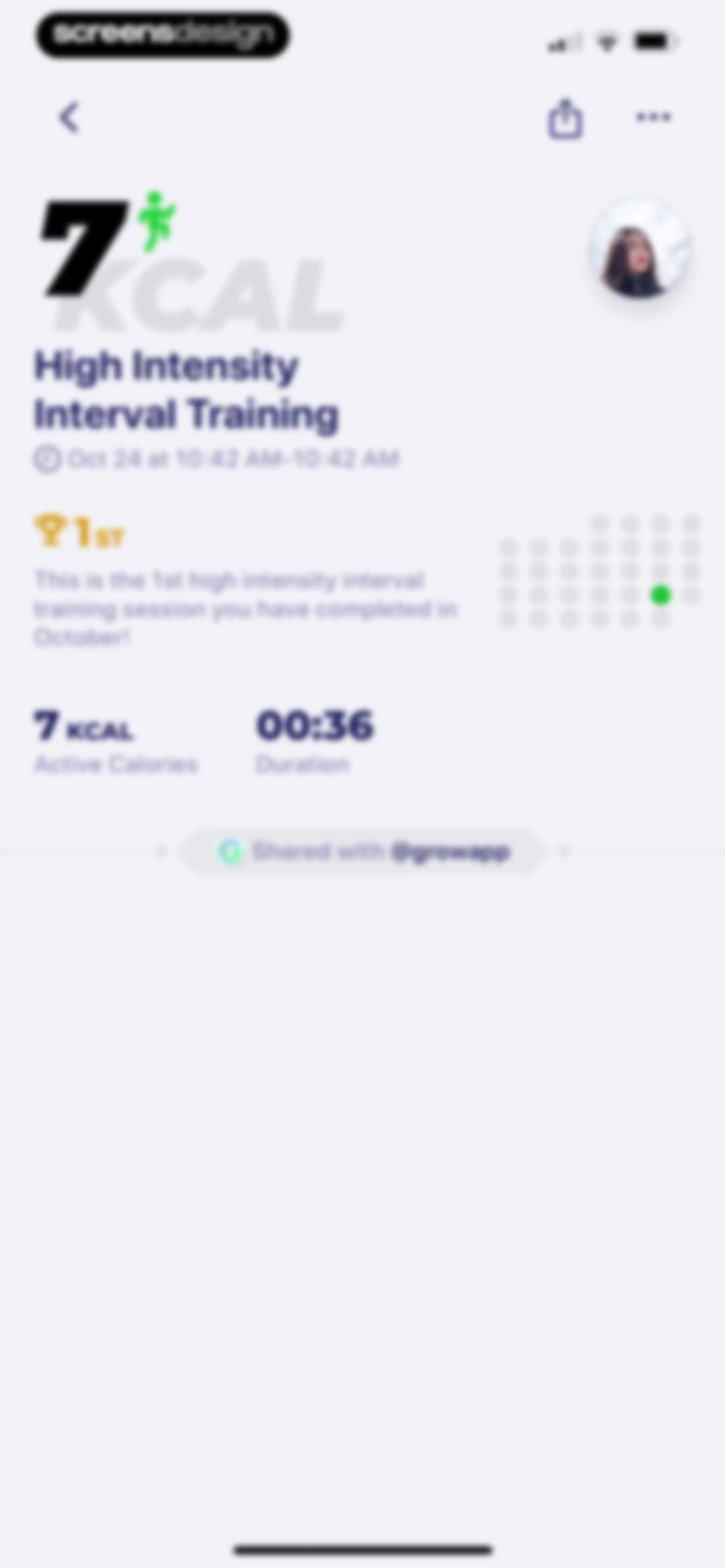 Grow: Health & Fitness screen 80