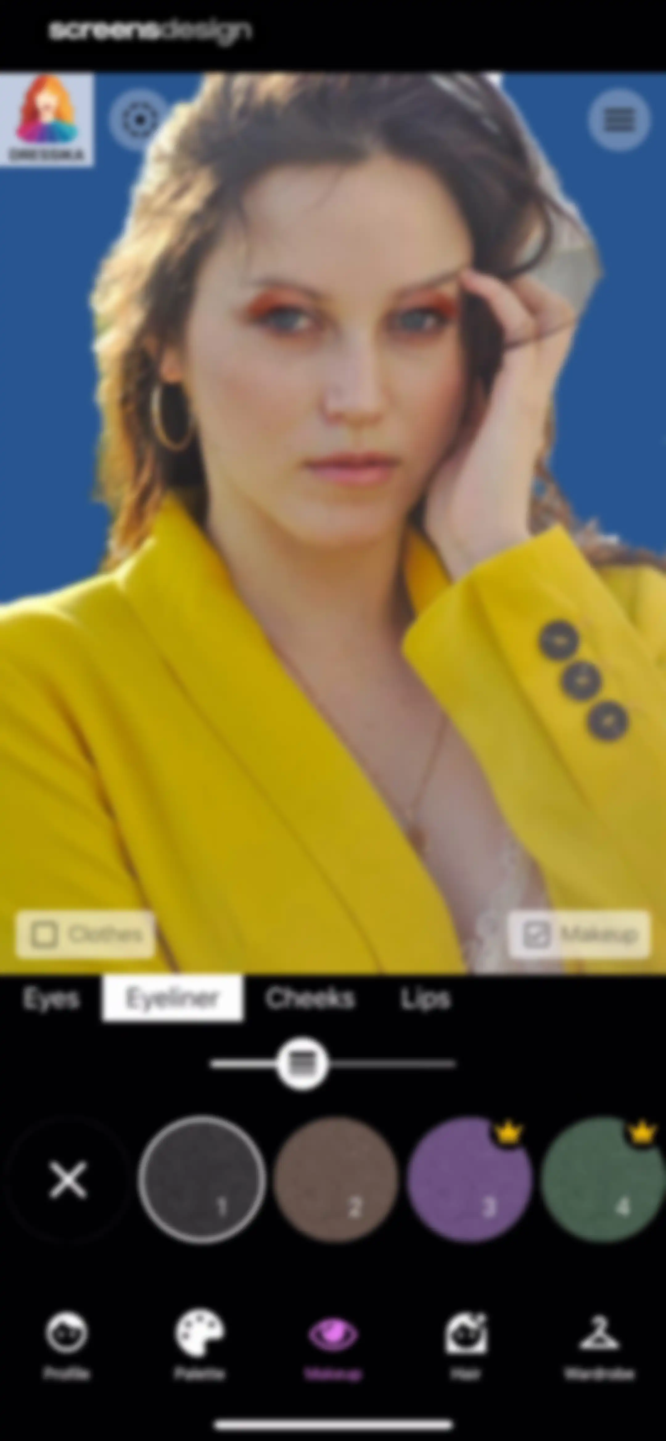Color Analysis - Dressika screen 52