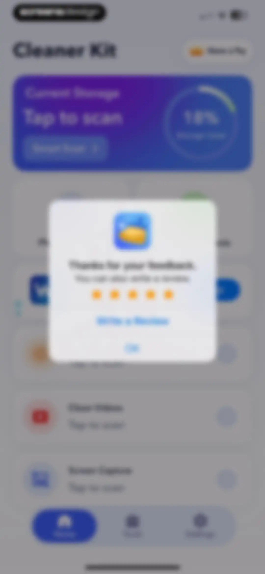 Cleaner Kit: Free up Storage screen 12