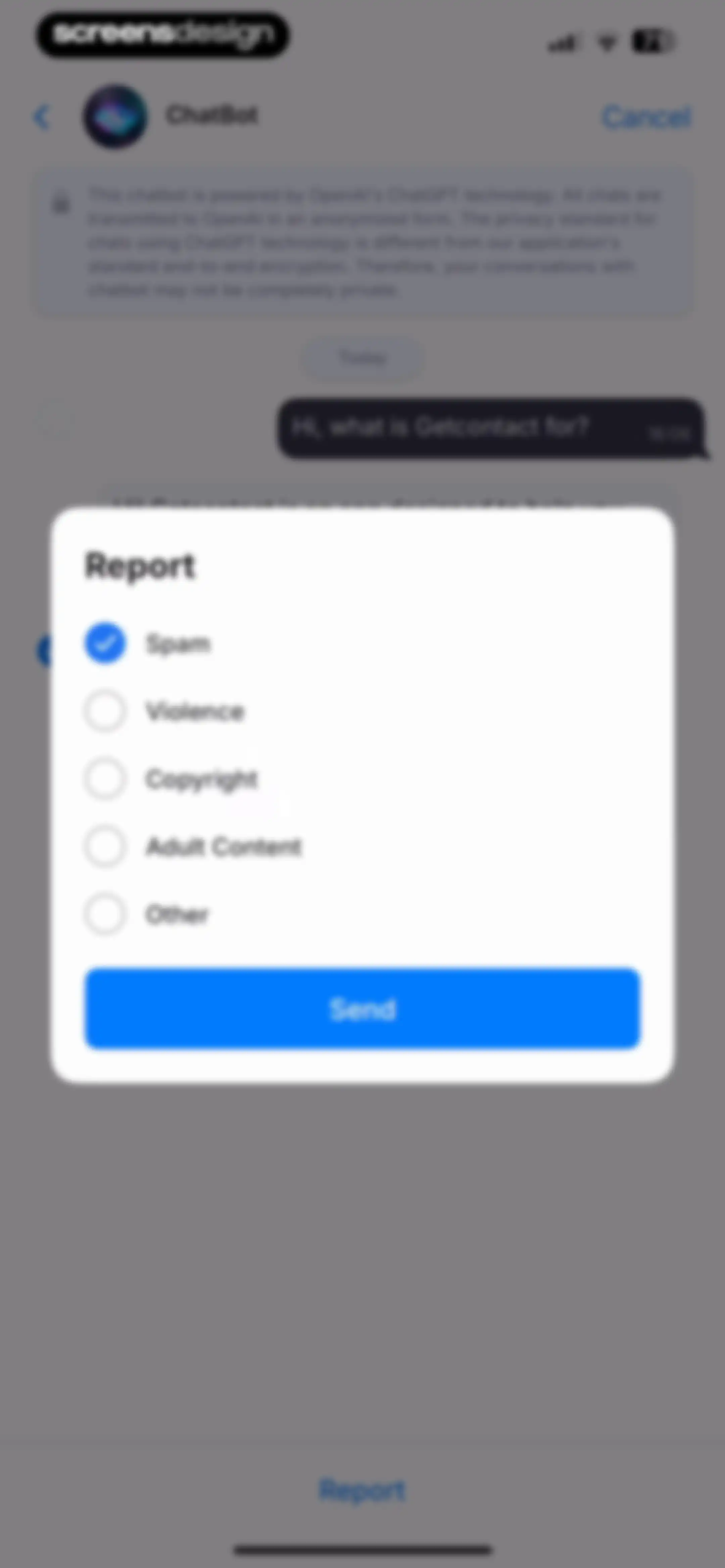 Getcontact screen 61
