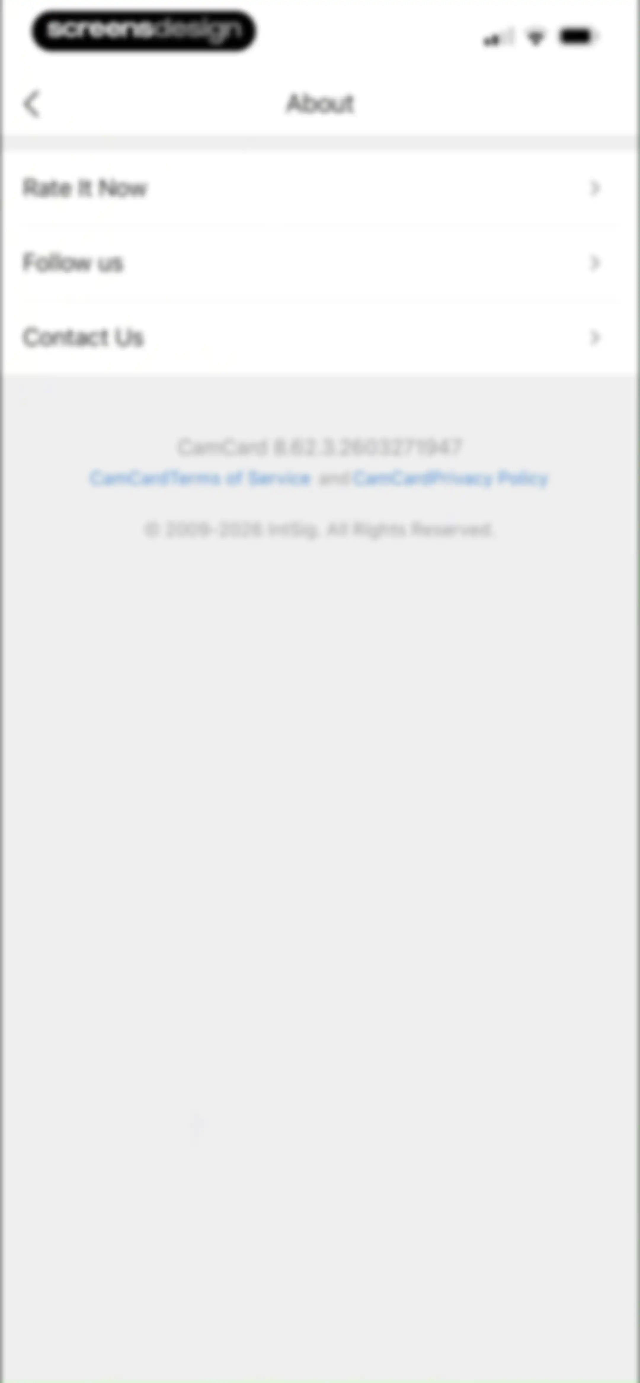 CamCard AI Business Assistant screen 160