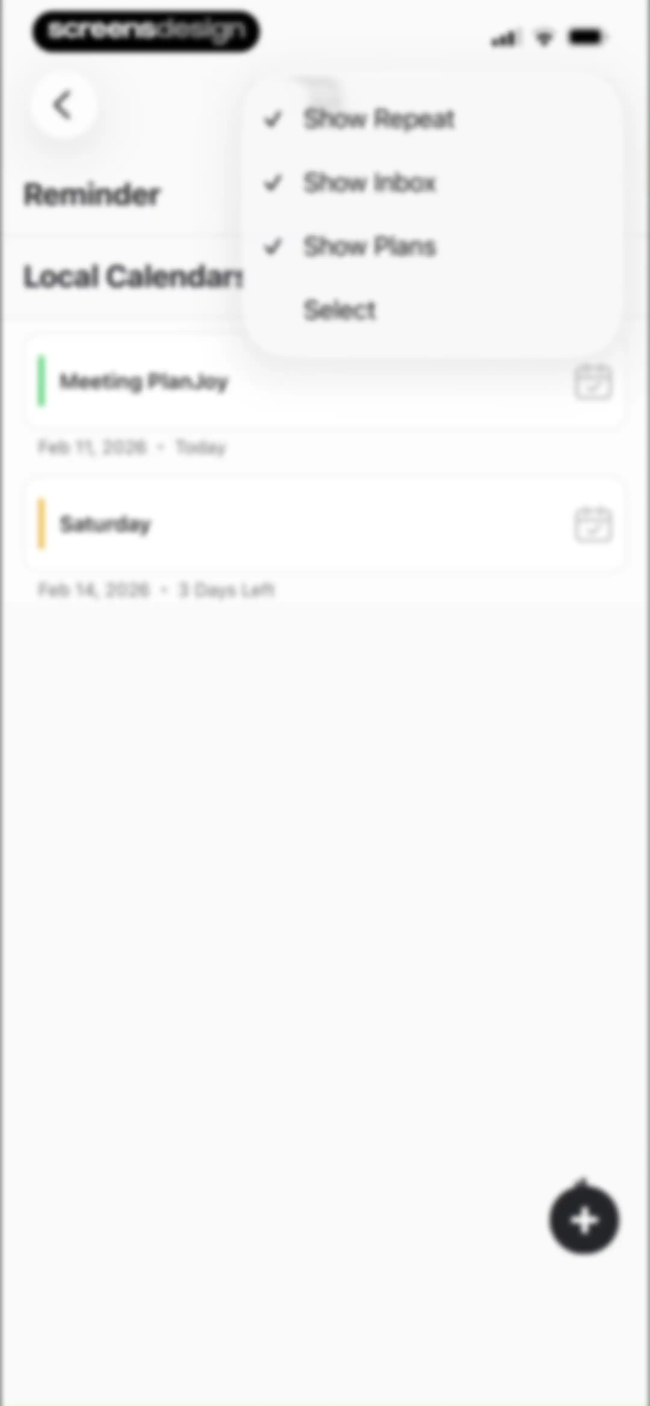 Plan Joy:To-Do List & Reminder screen 111