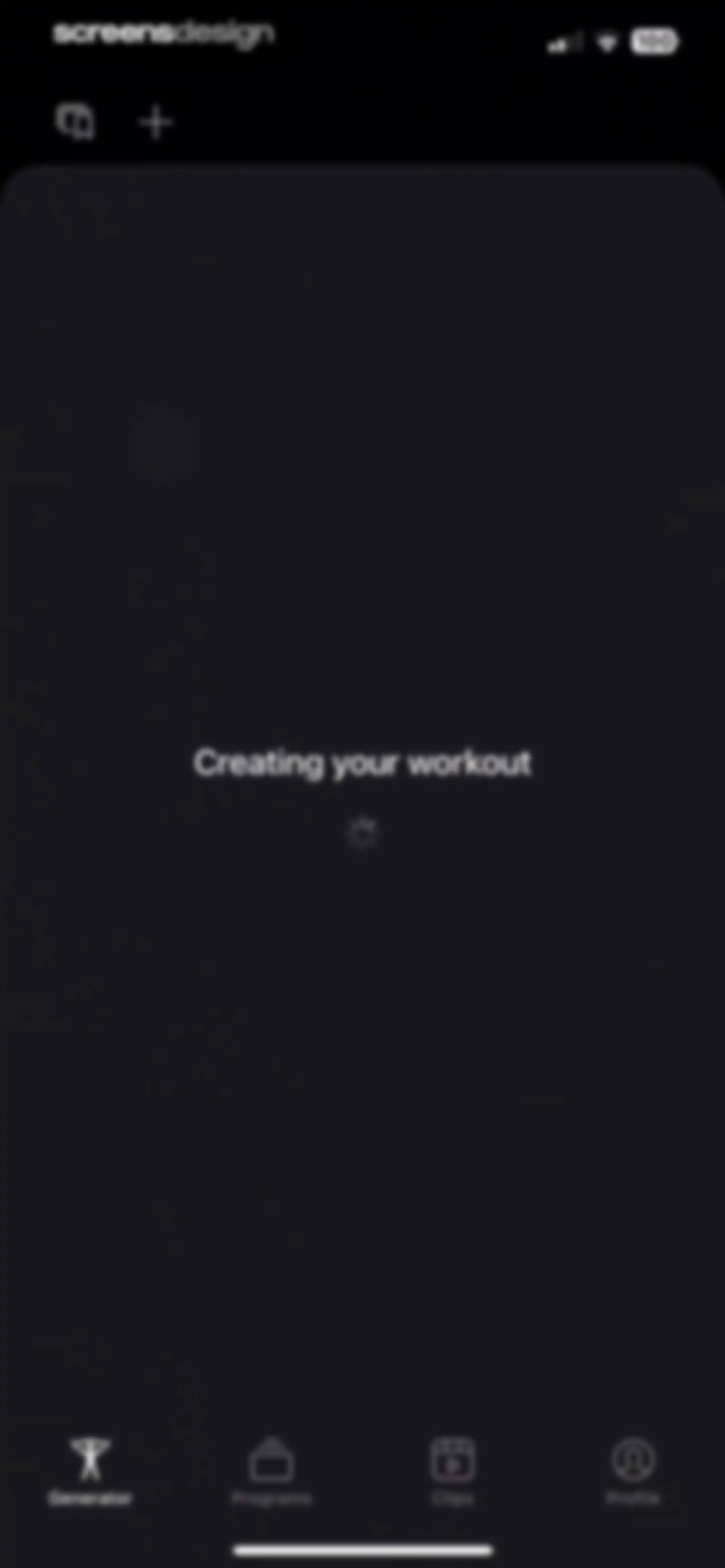 Peloton Strength+ screen 97