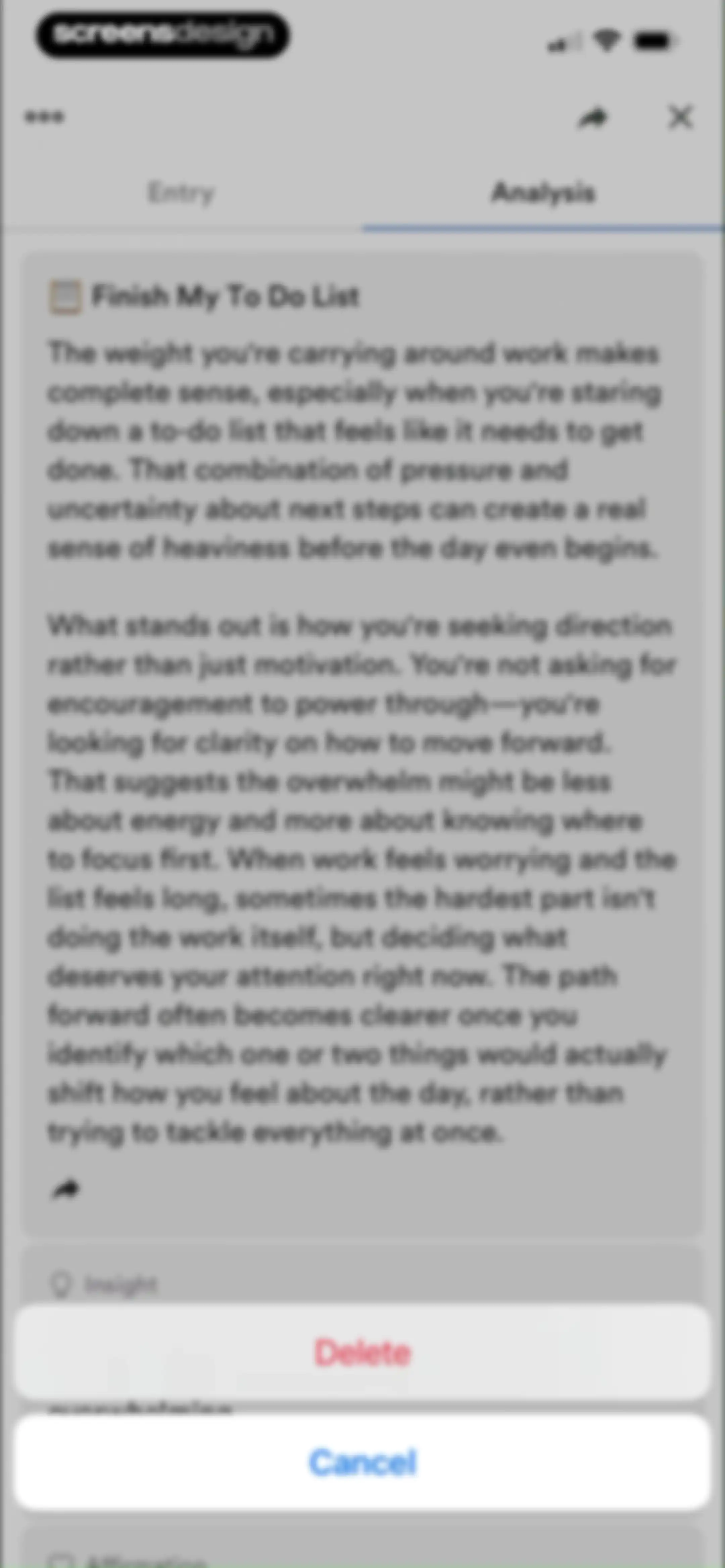 Rosebud: AI Journal & Diary screen 50