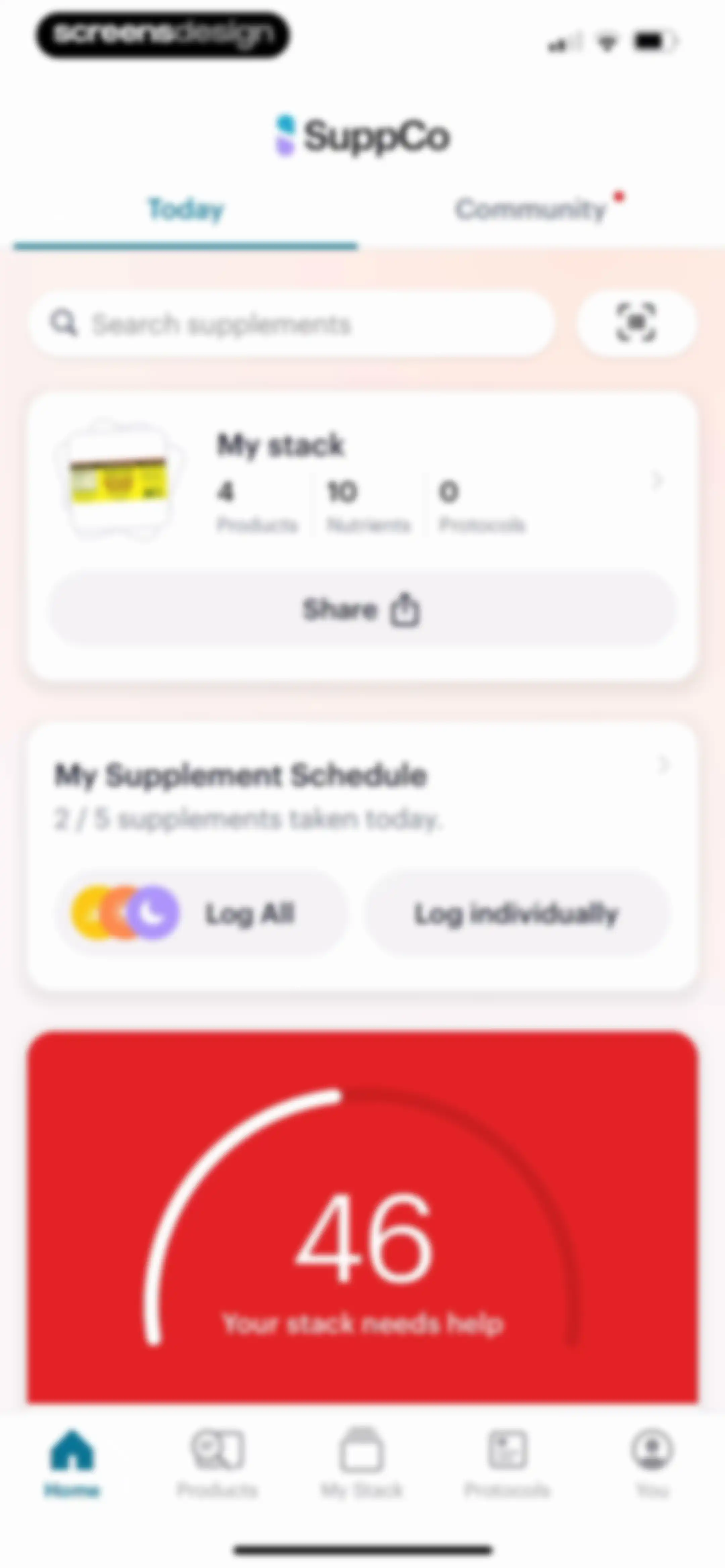 SuppCo: Supplement Scanner screen 124
