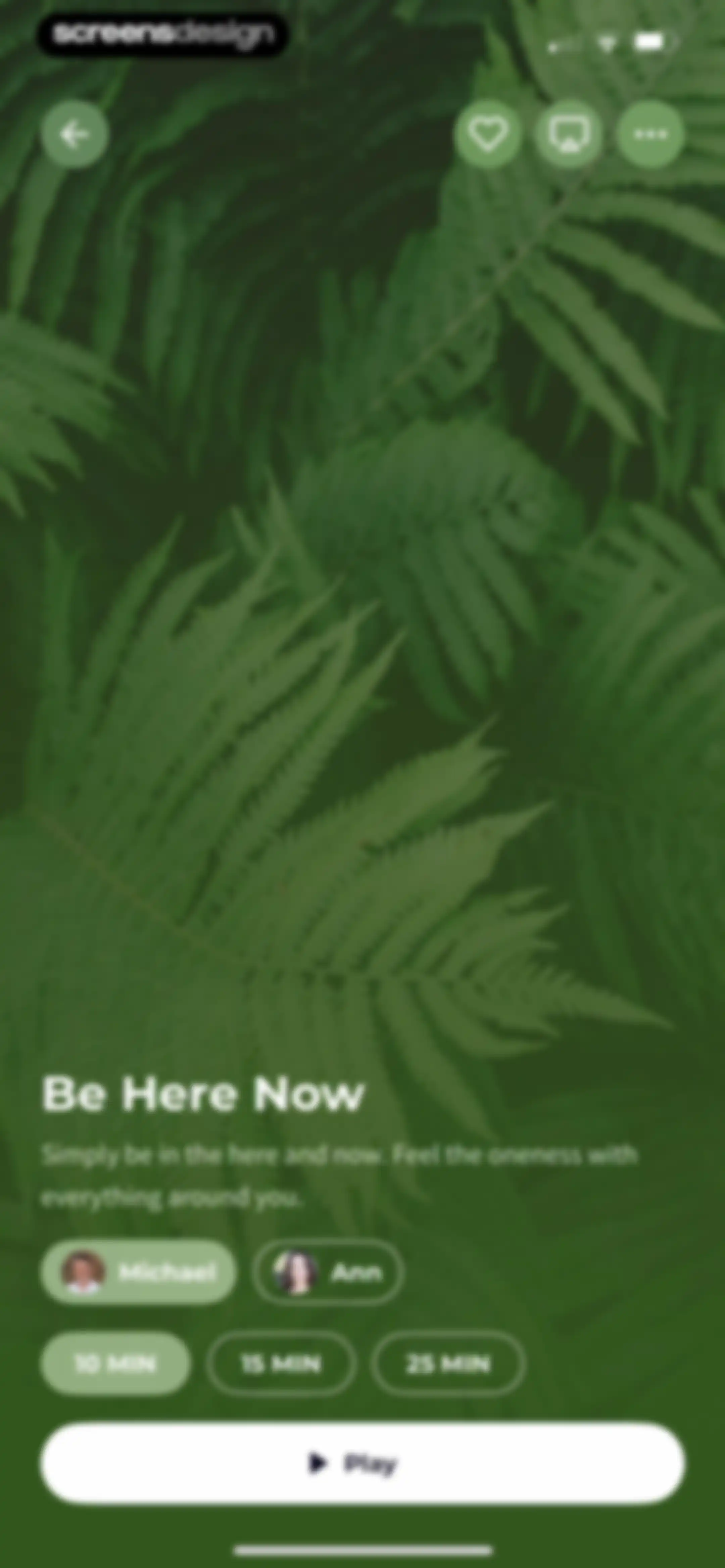 Meditation Moments - Guided screen 27