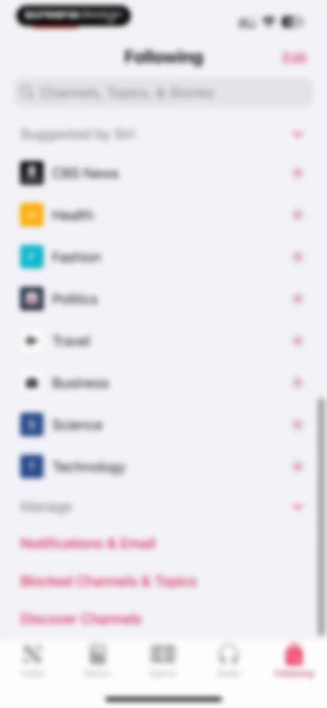 Apple News screen 141