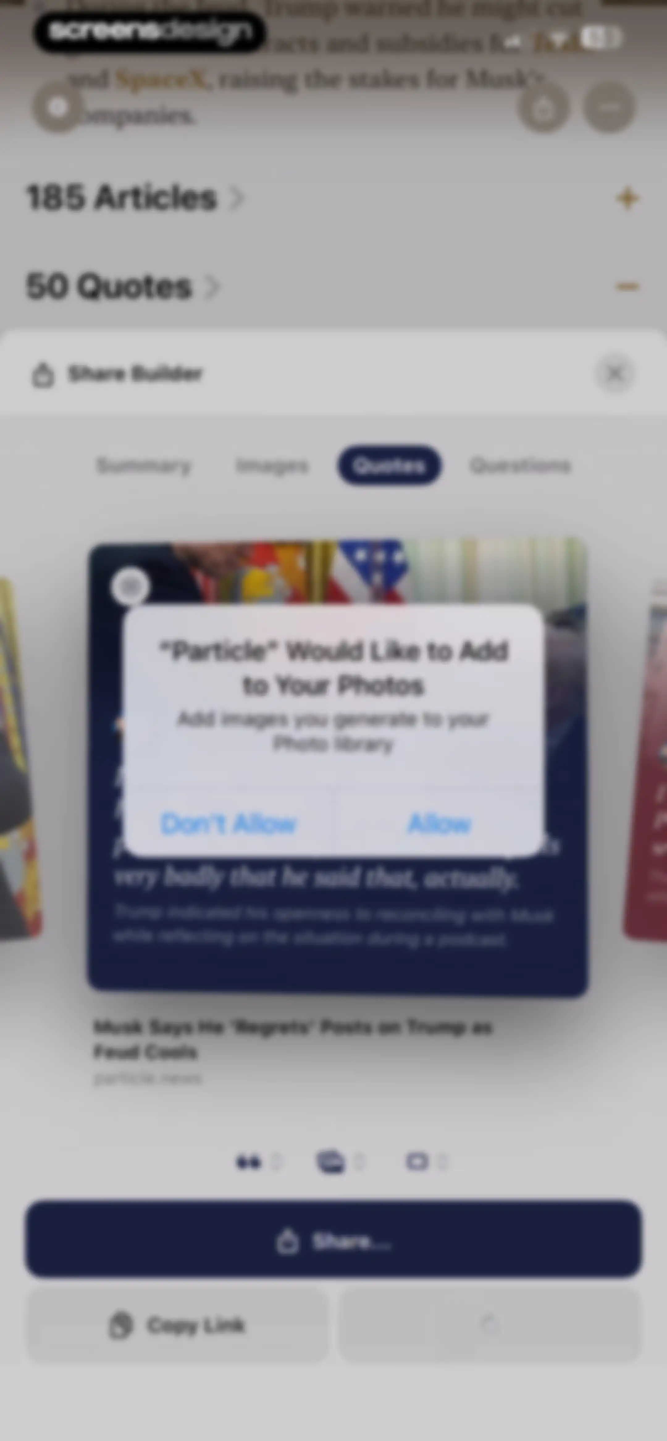 Particle: Personalized News screen 44