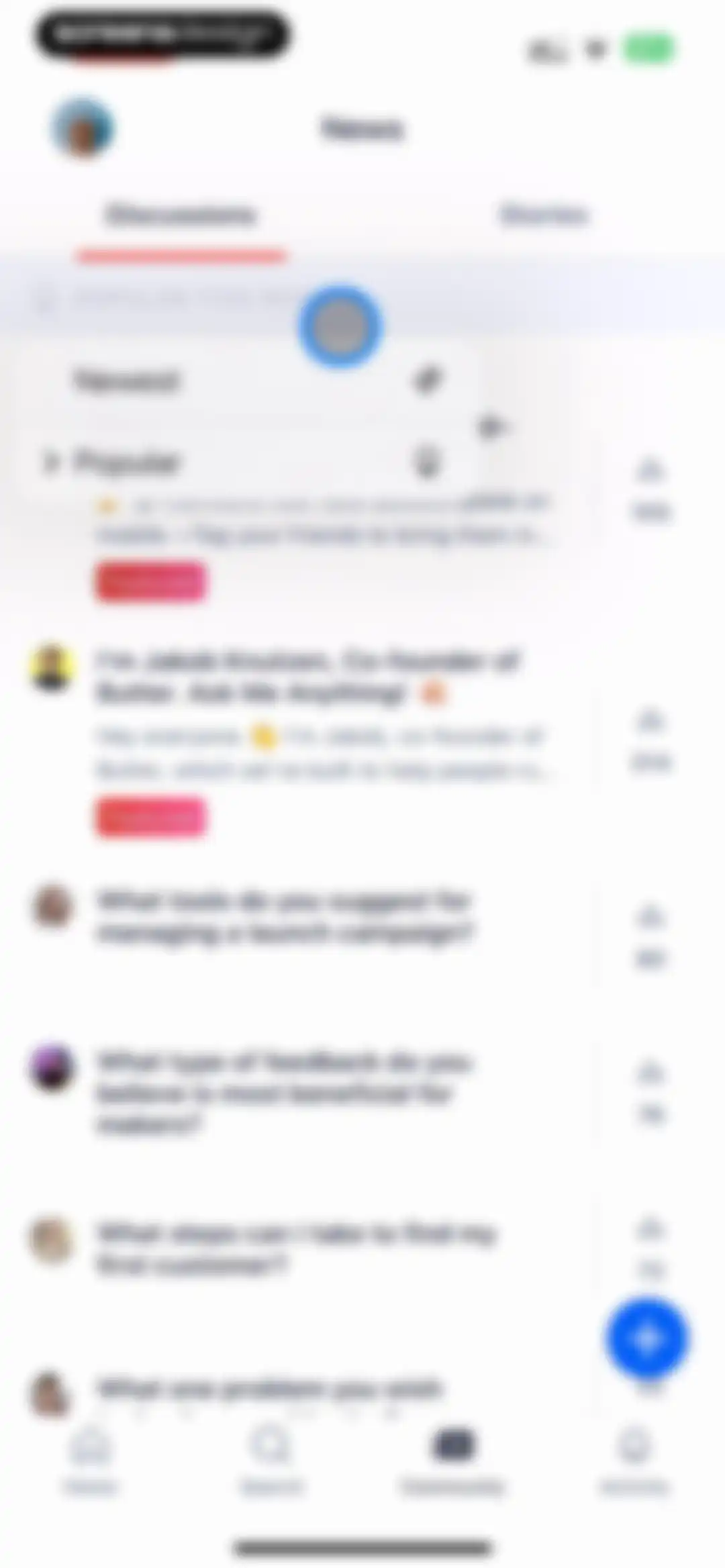 Product Hunt screen 84