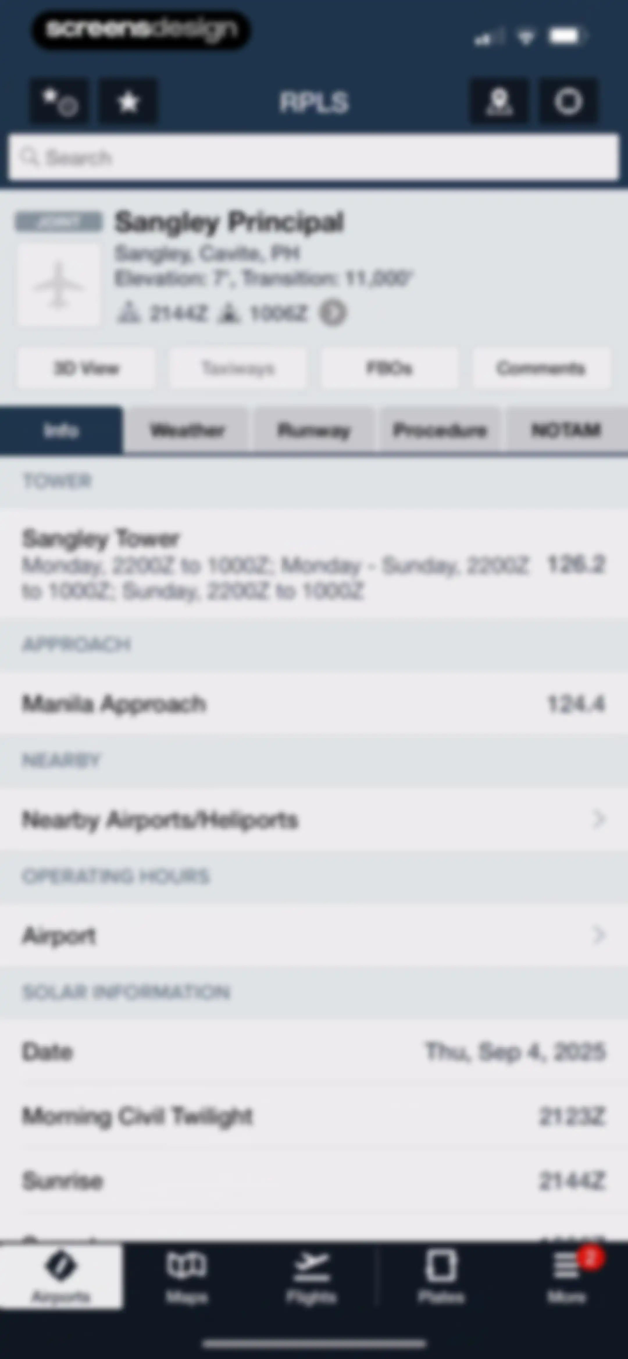 ForeFlight Mobile EFB screen 85