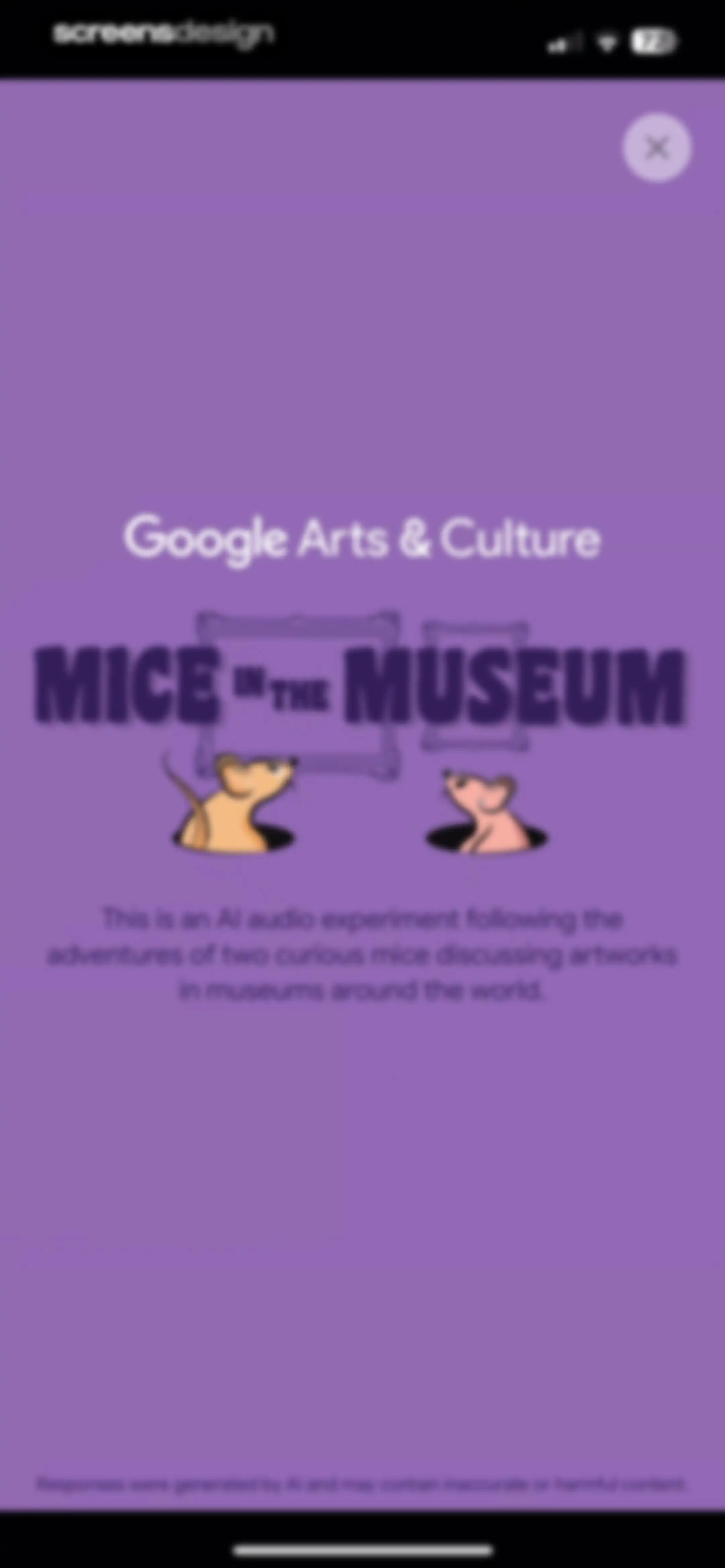 Google Arts & Culture screen 134
