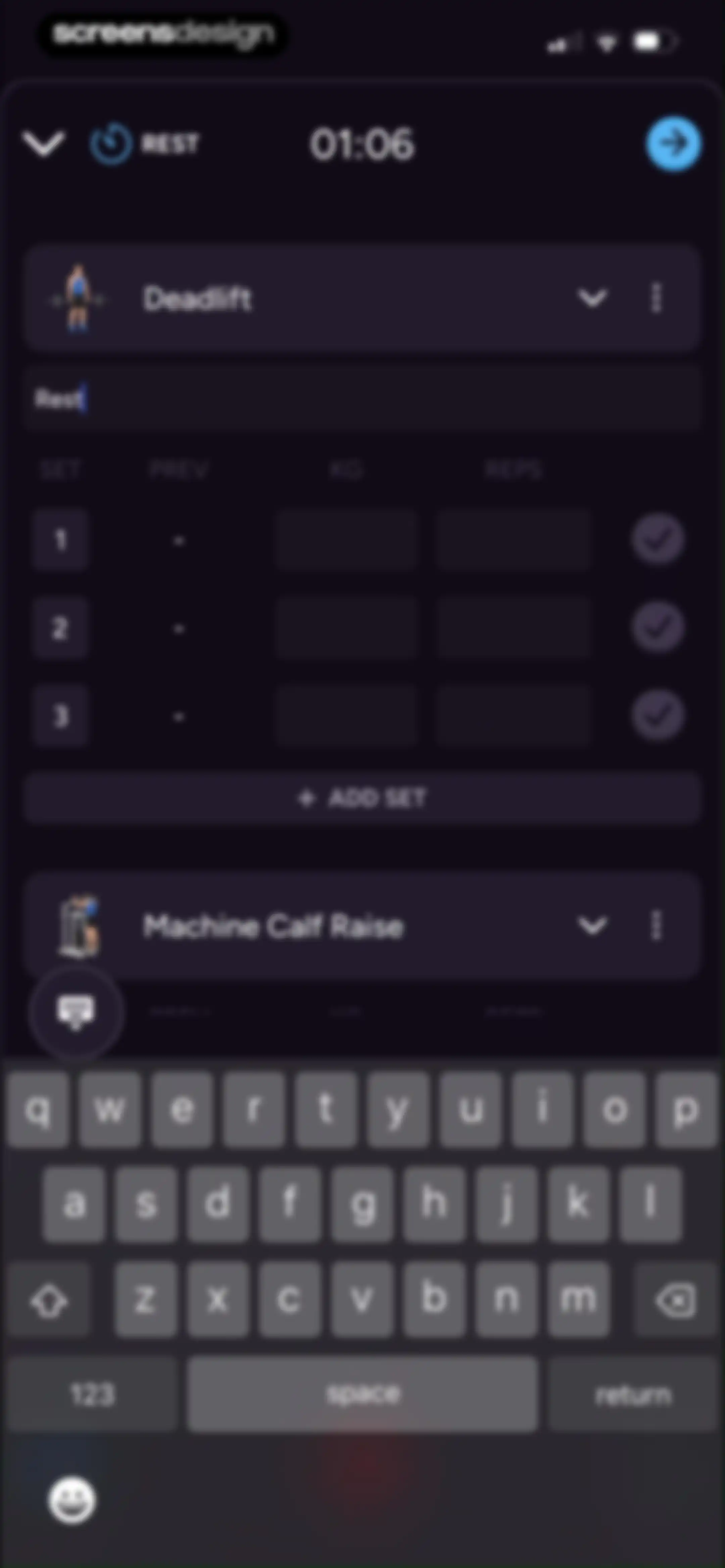 Liftoff - Ranked Gym Workouts screen 120