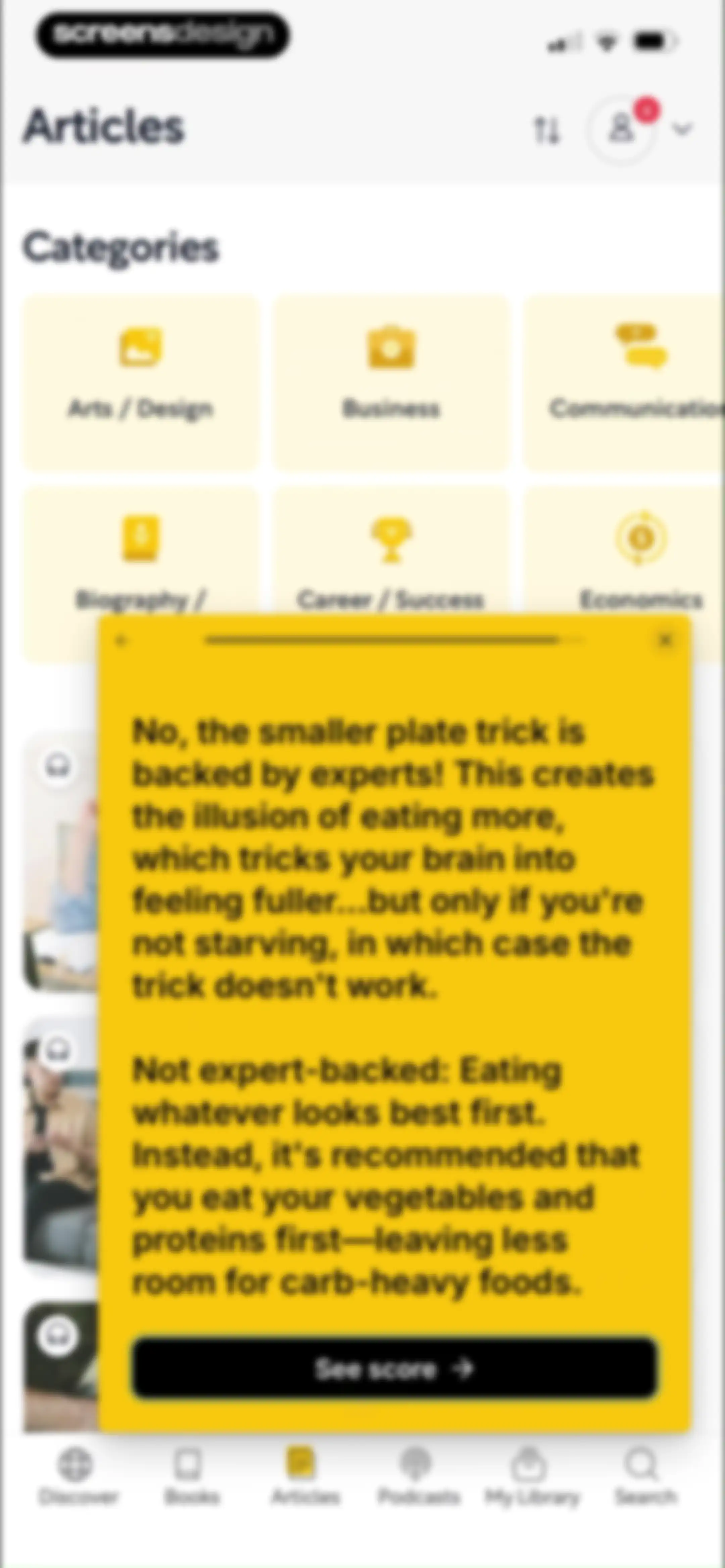 Shortform Daily Book Summaries screen 108