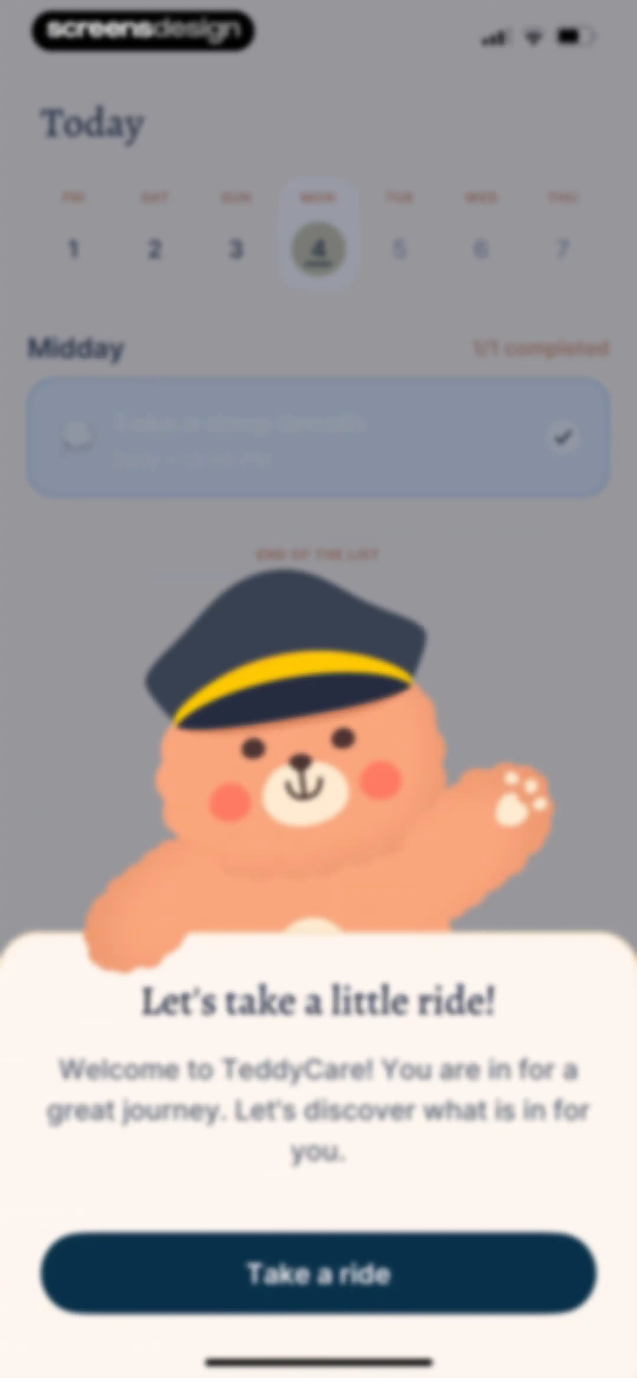 TeddyCare: Daily Routine Plan screen 59