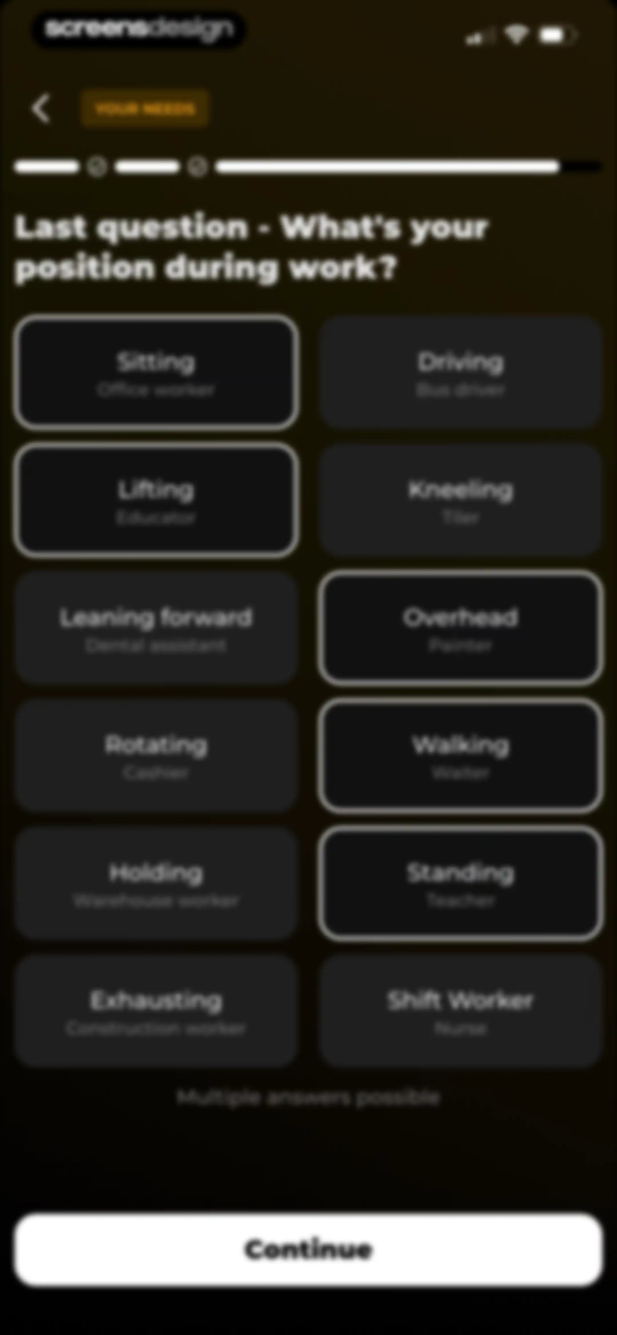MCI - Personal Training AI screen 35