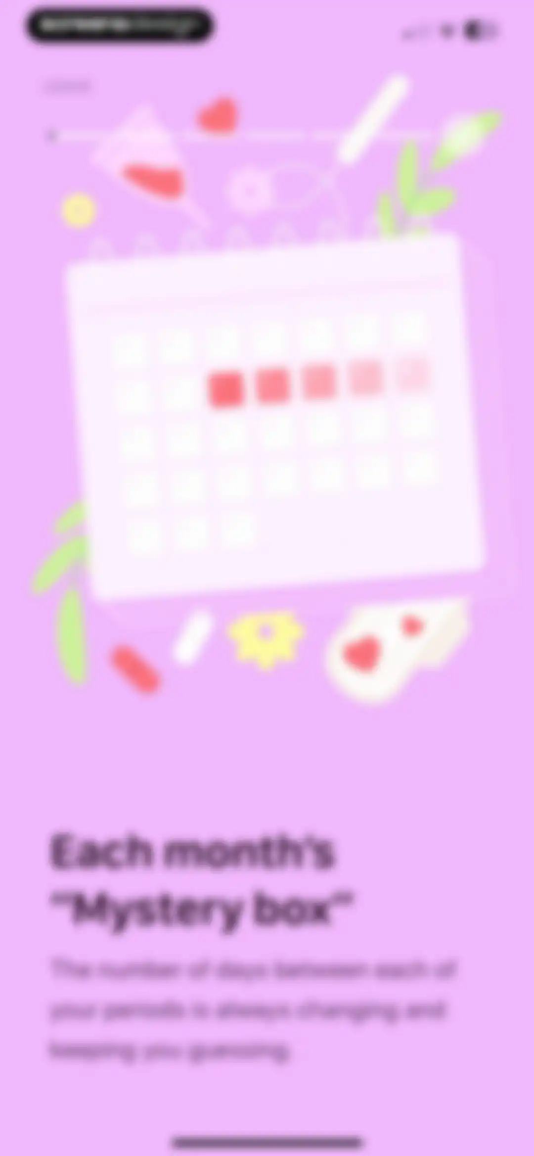 My period calendar Pinkllama screen 20