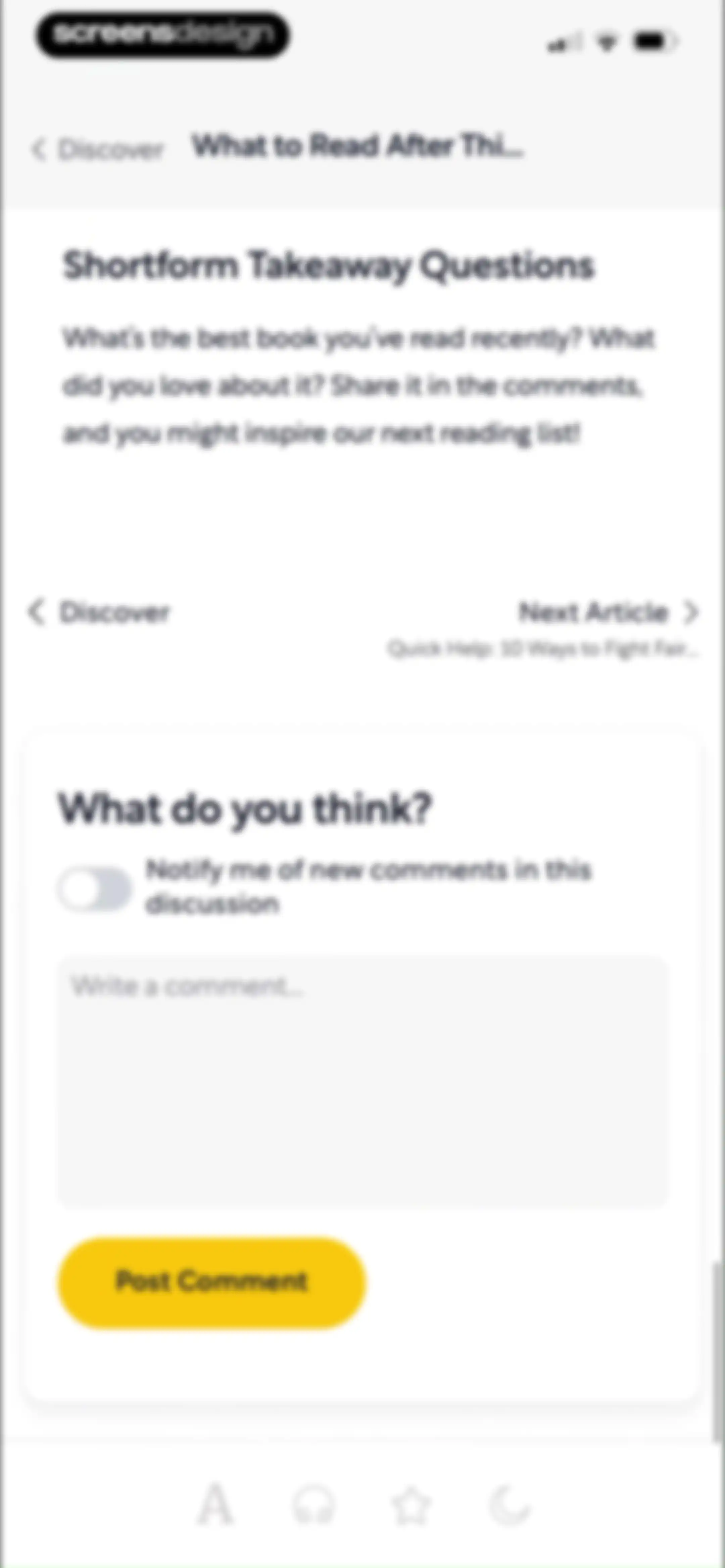 Shortform Daily Book Summaries screen 89