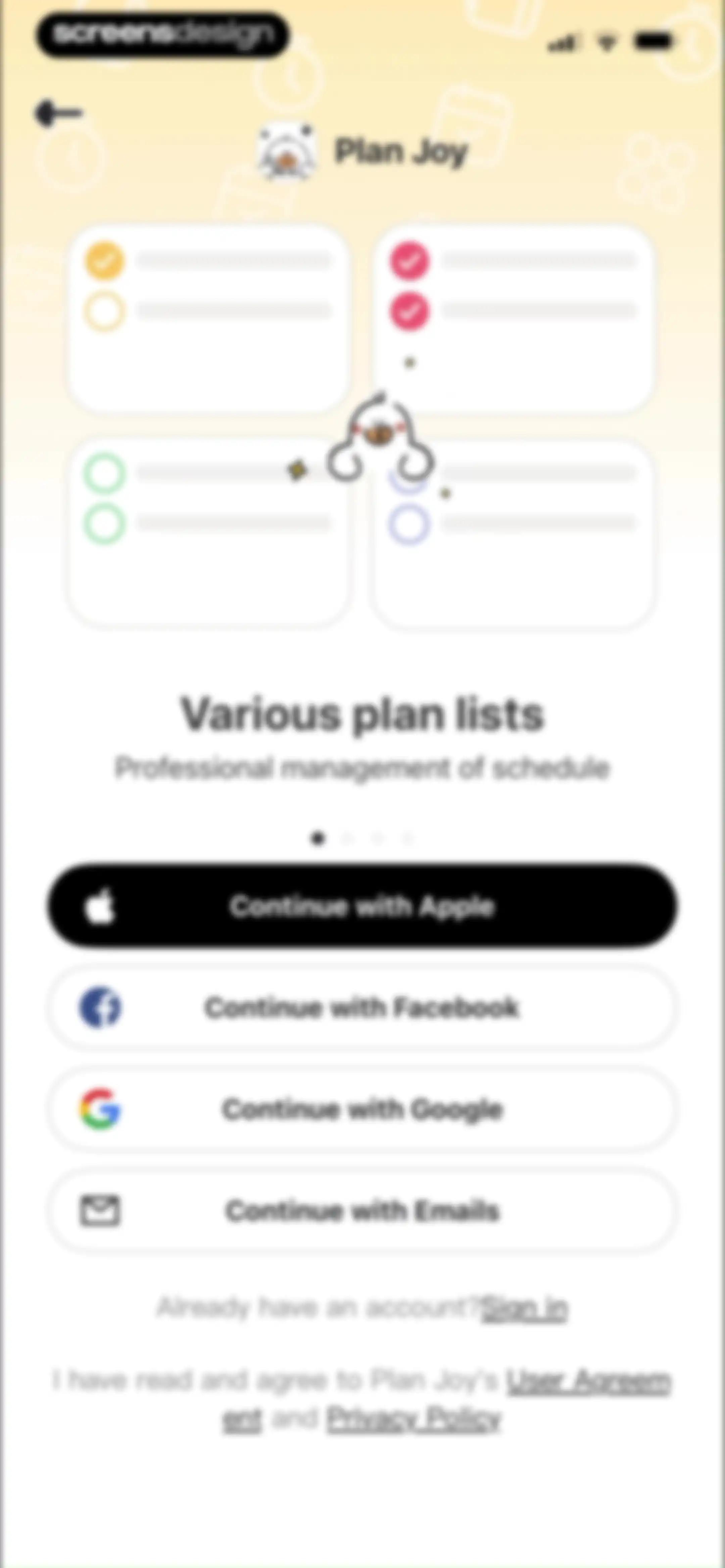 Plan Joy:To-Do List & Reminder screen 4