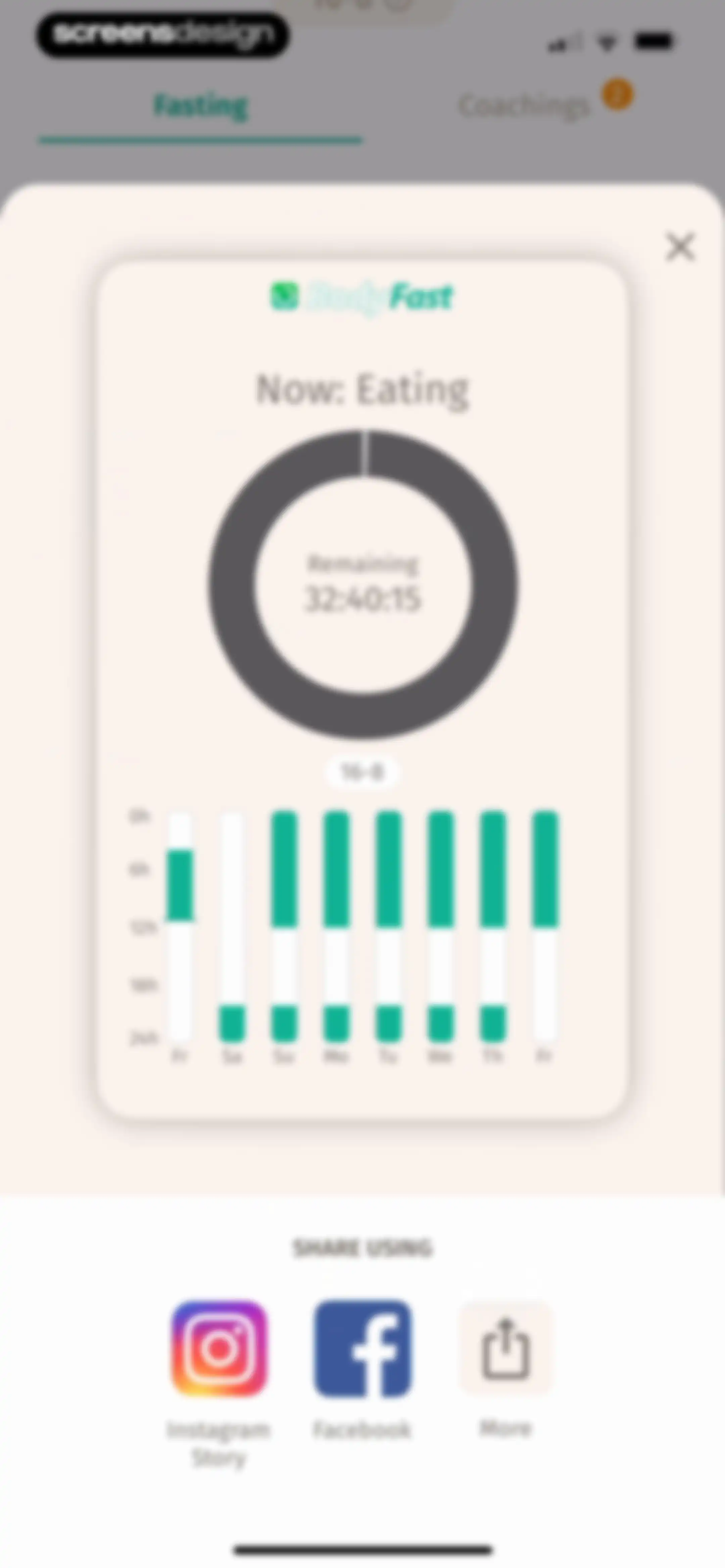 BodyFast: Intermittent Fasting screen 91