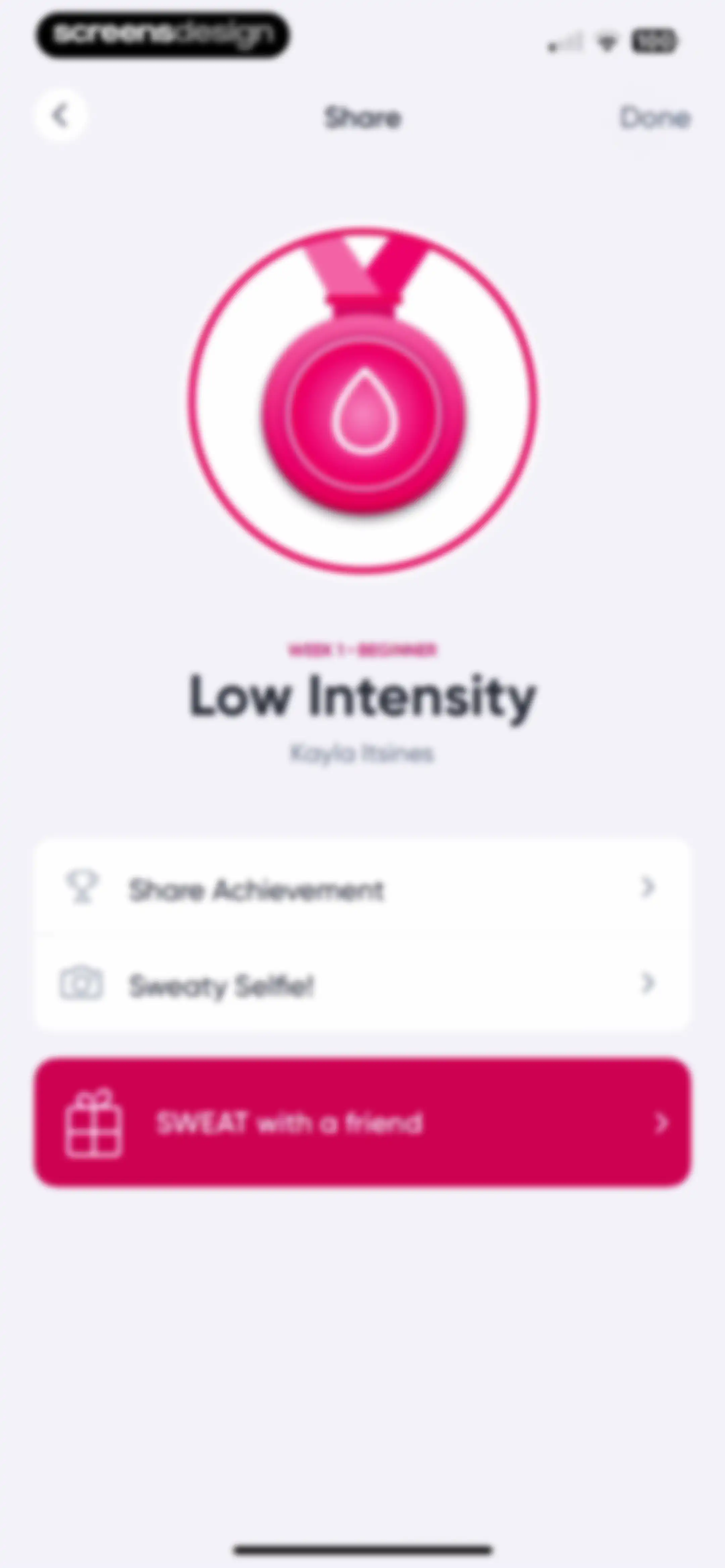 Sweat: Fitness App For Women screen 124