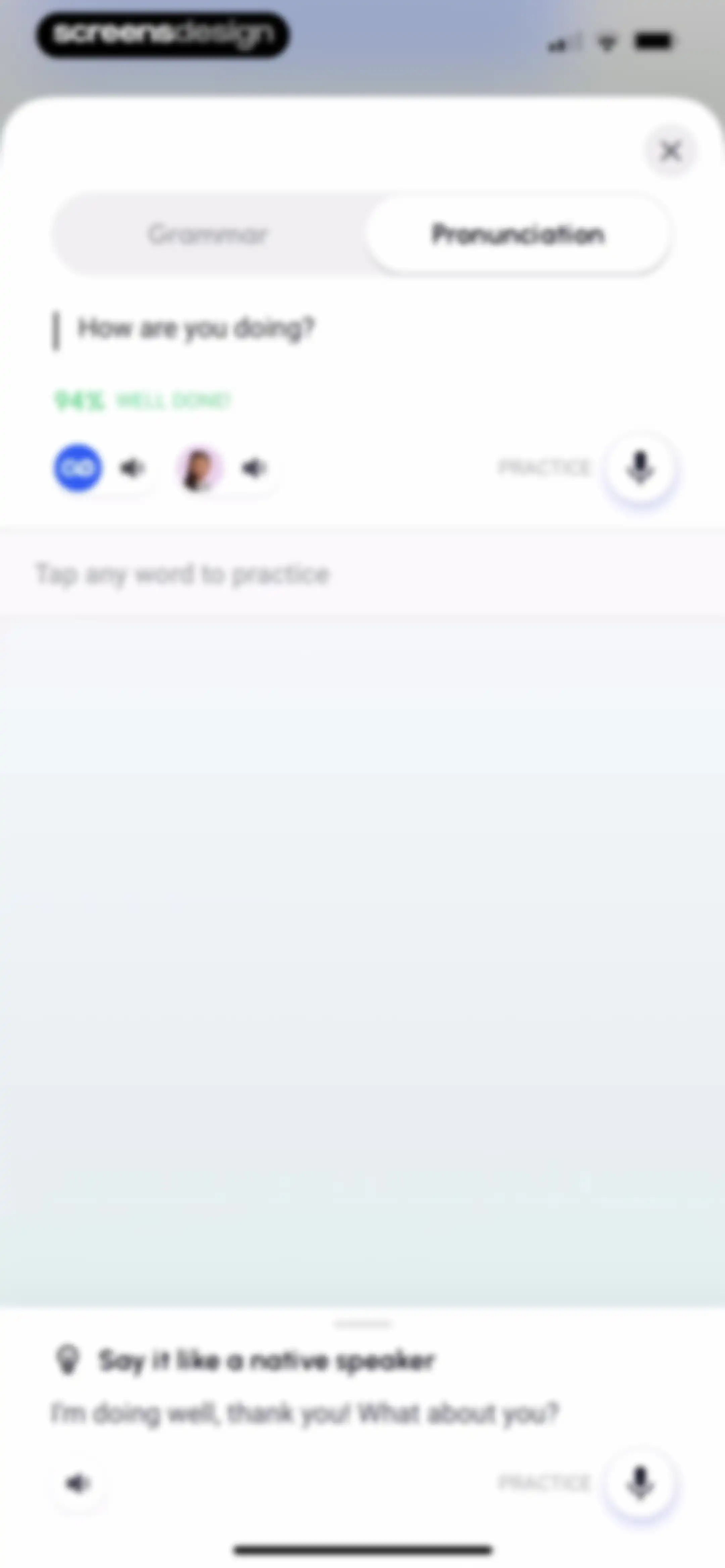 Speak English with Loora AI screen 54