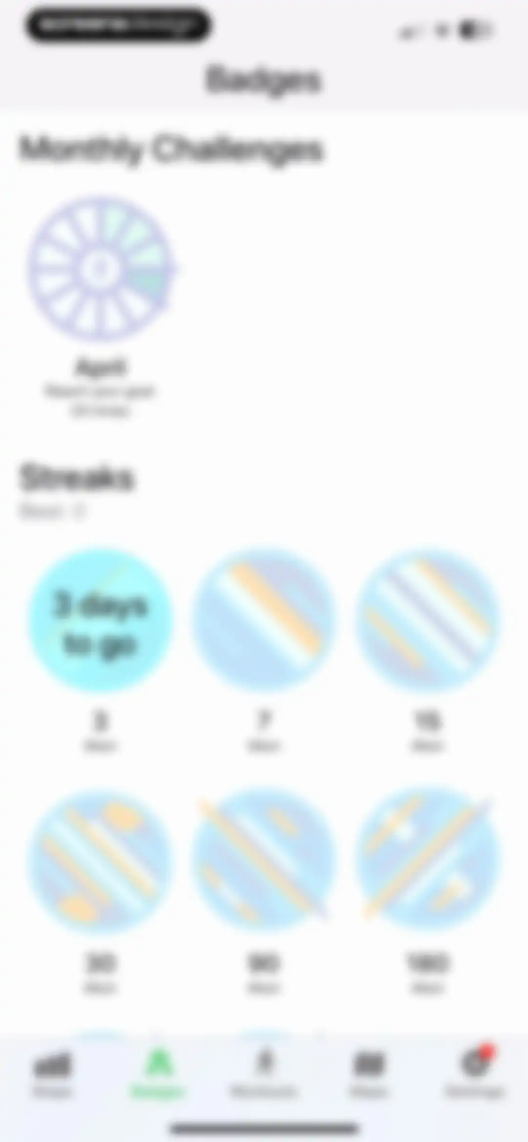 Pedometer++ screen 26