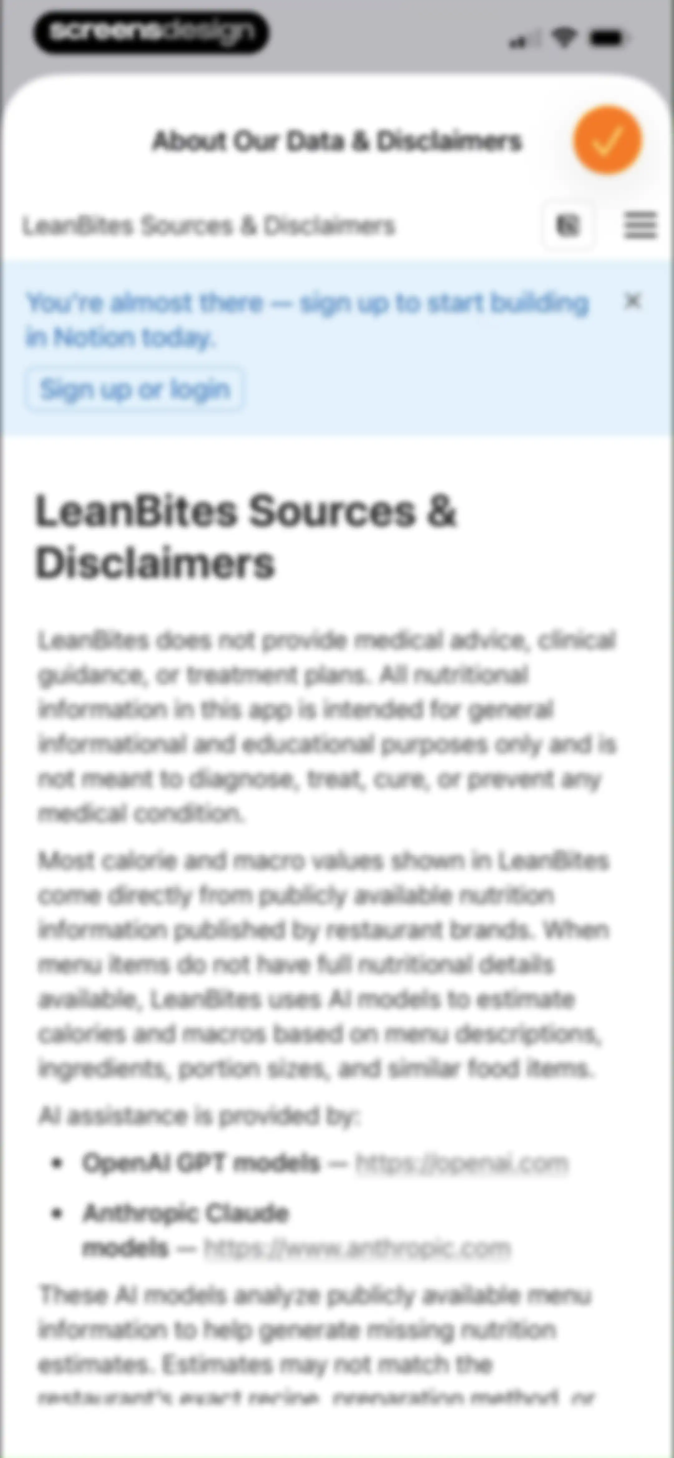 LeanBites - Healthy Dining screen 50