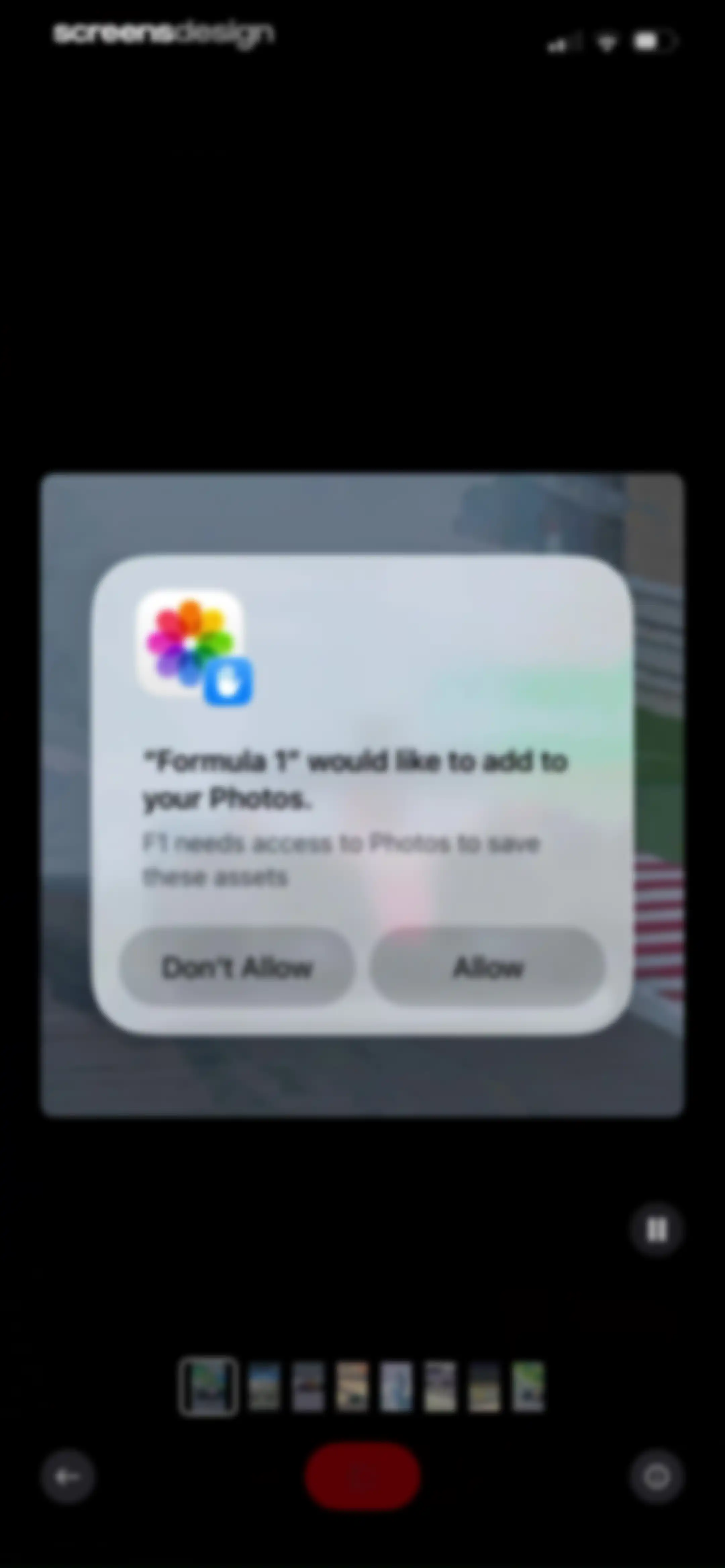 Formula 1® screen 137