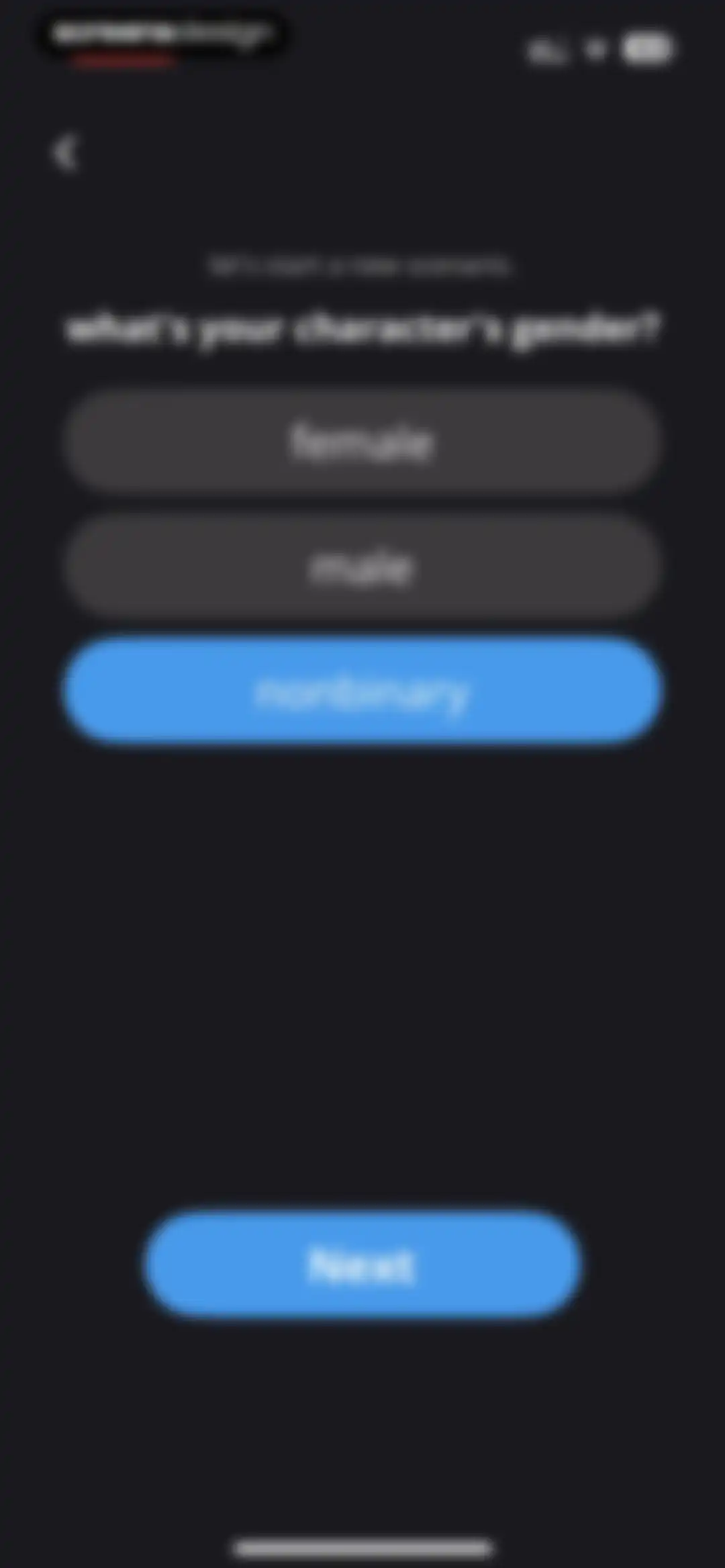 status - sims but social media screen 110