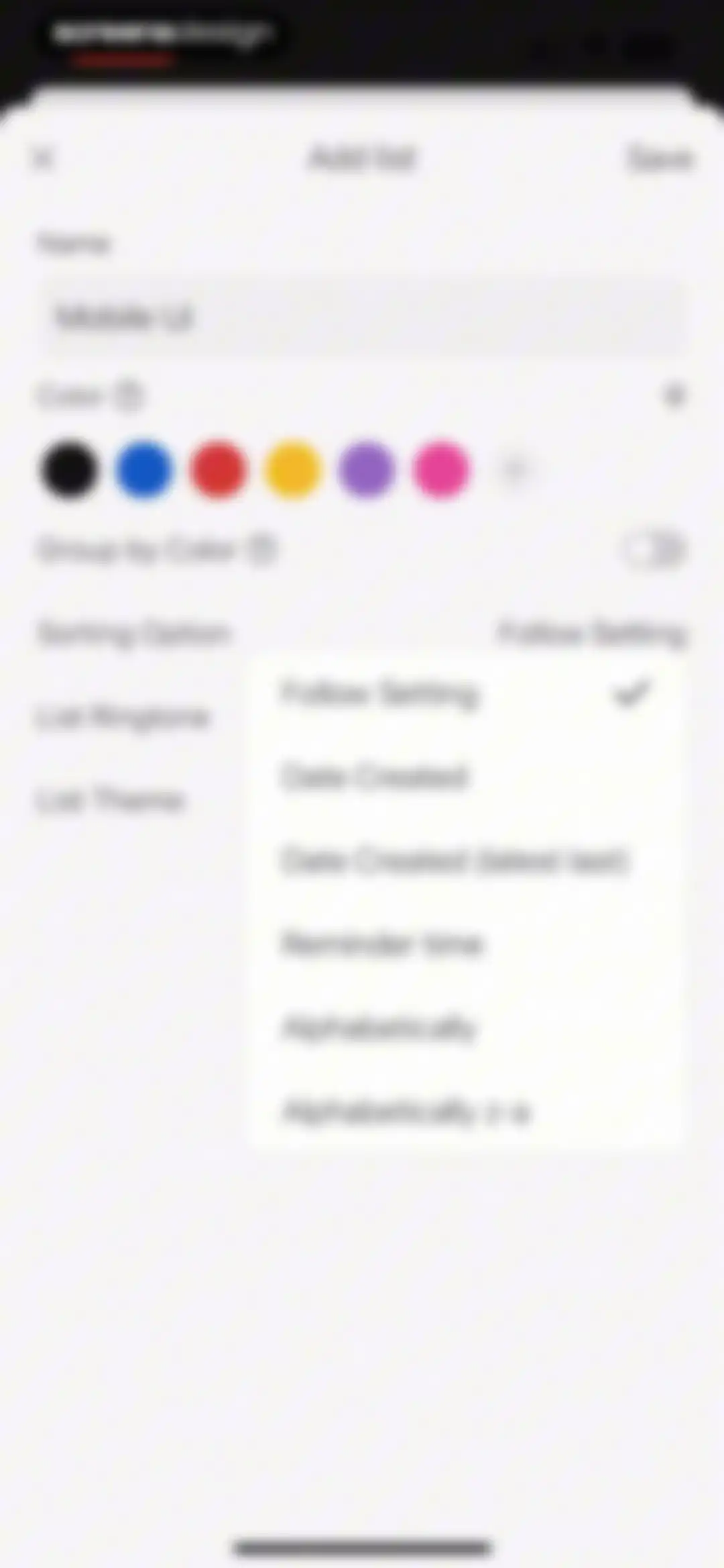 To Do List MinimaList & Widget screen 19