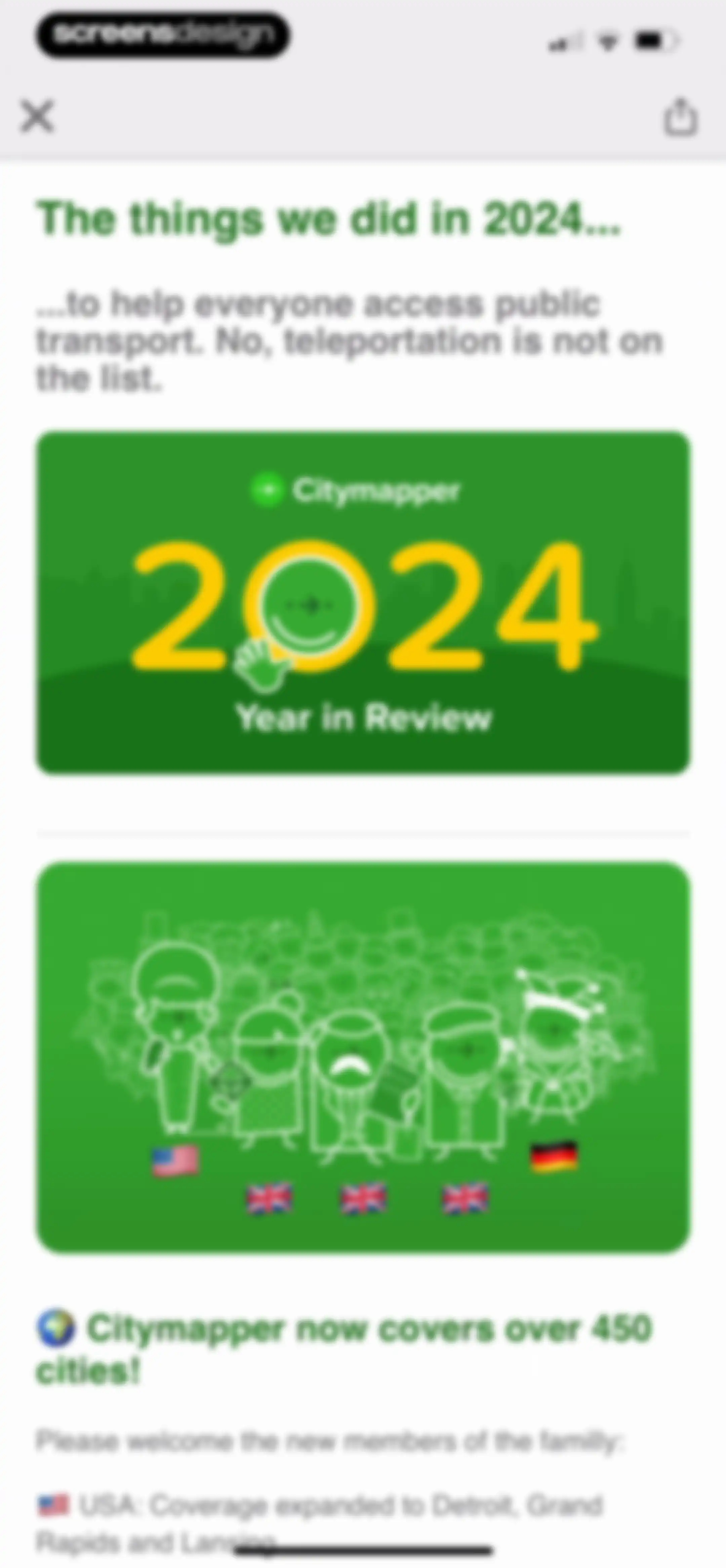 Citymapper: All Live Transit screen 164