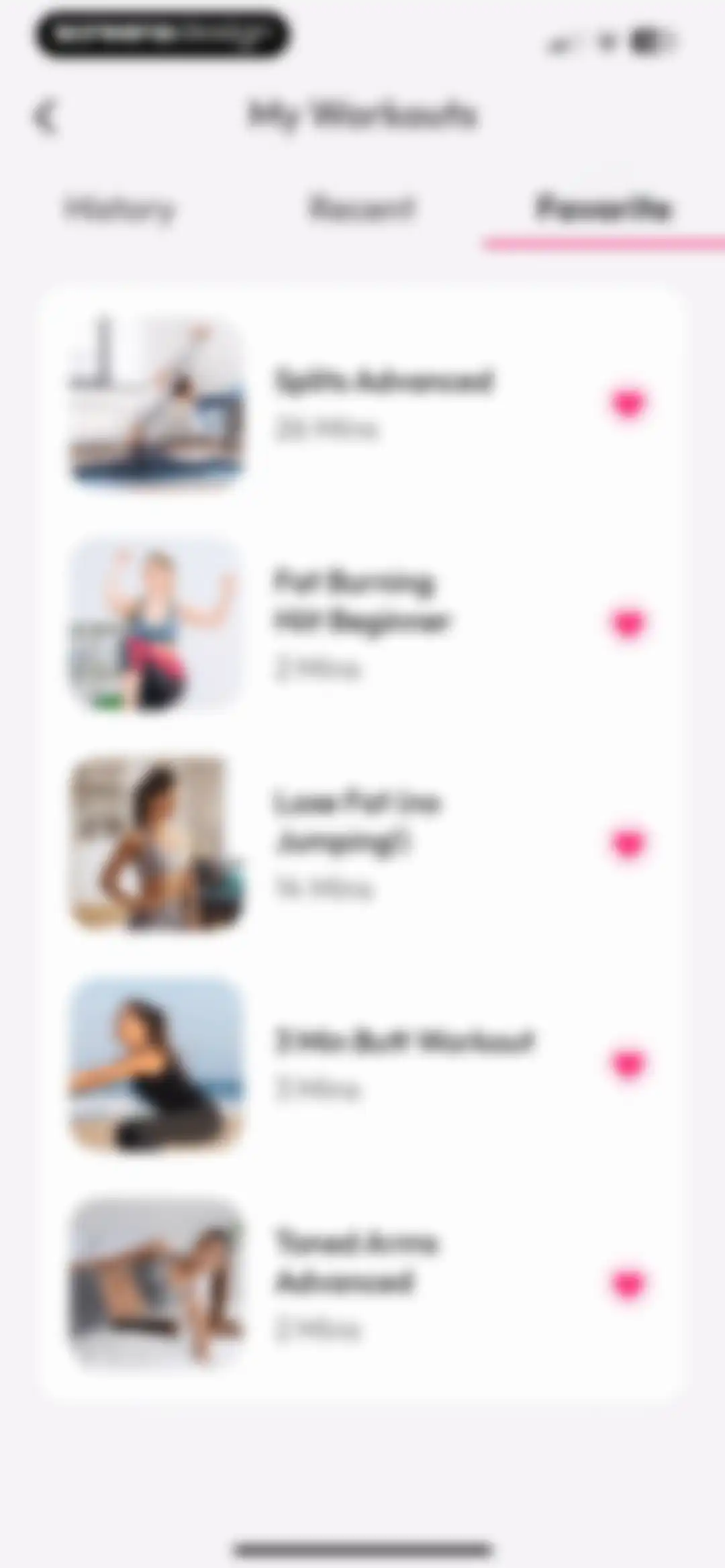 Workout for Women: Fit at Home screen 183