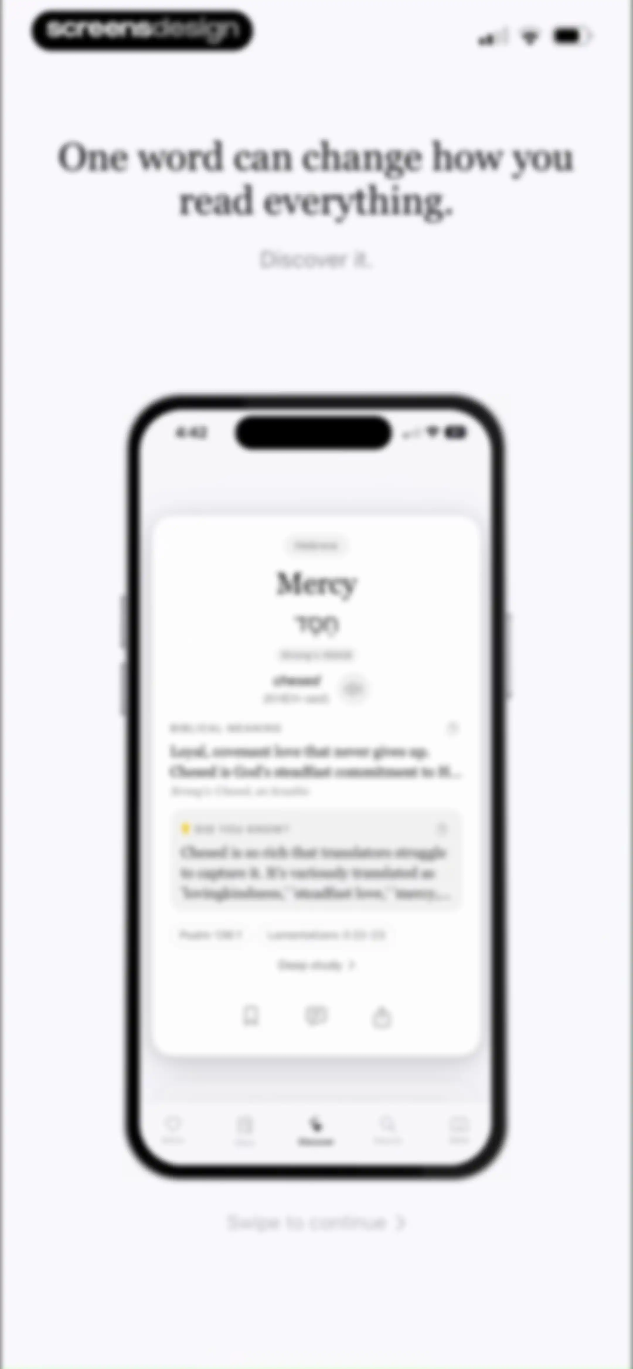 Bible Word Study screen 3