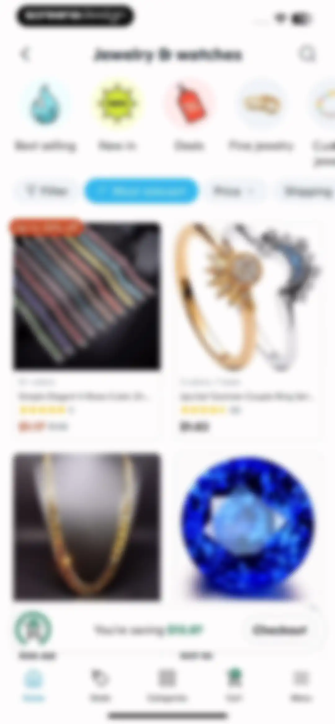 Wish: Shop and Save screen 85
