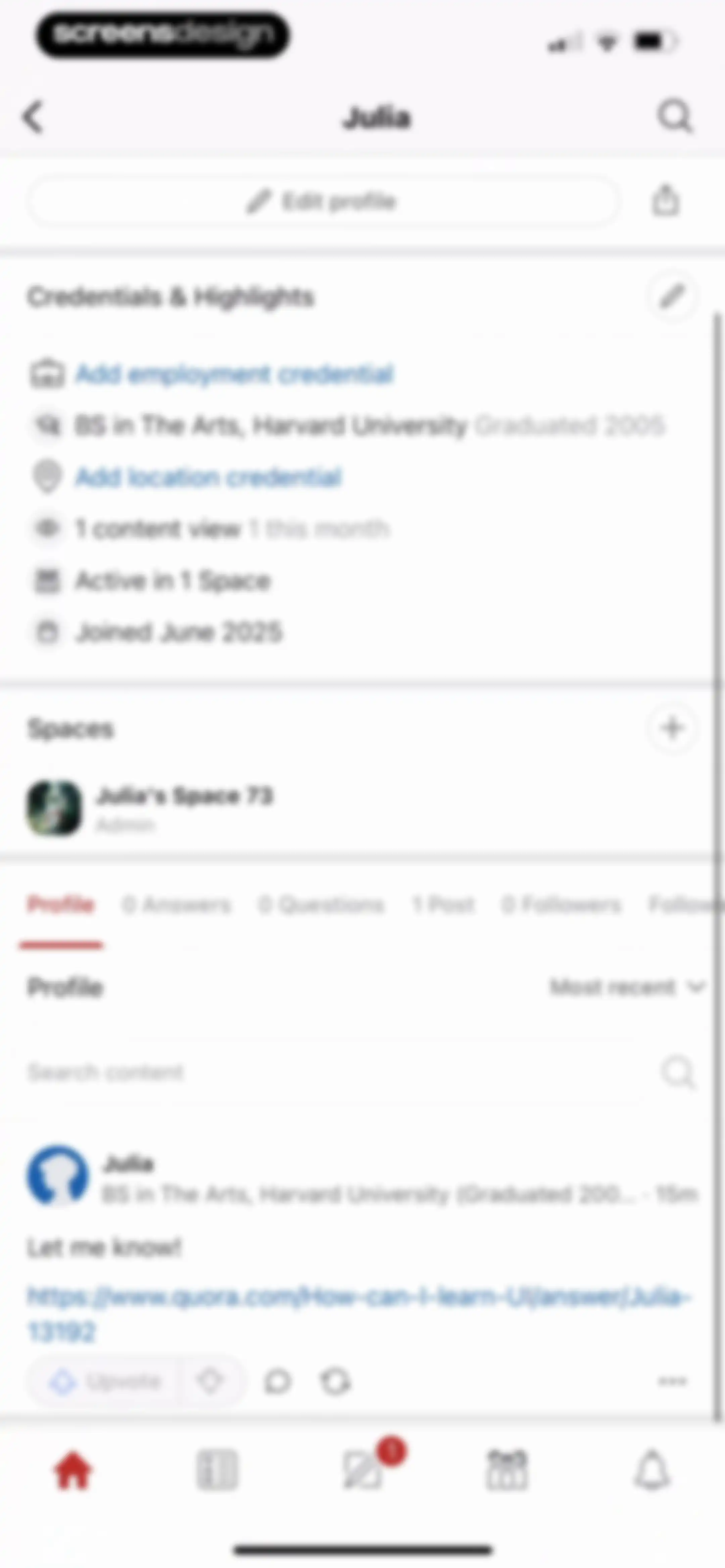 Quora screen 203