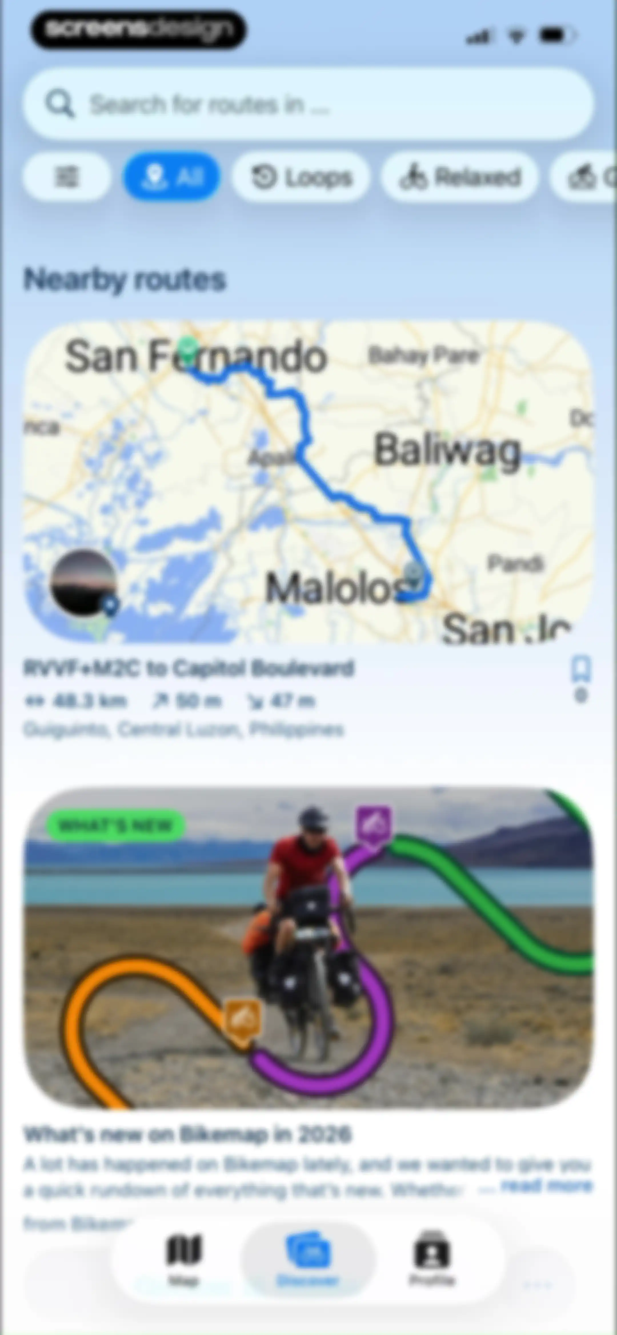 Bikemap: Bicycle Tracker & GPS screen 74