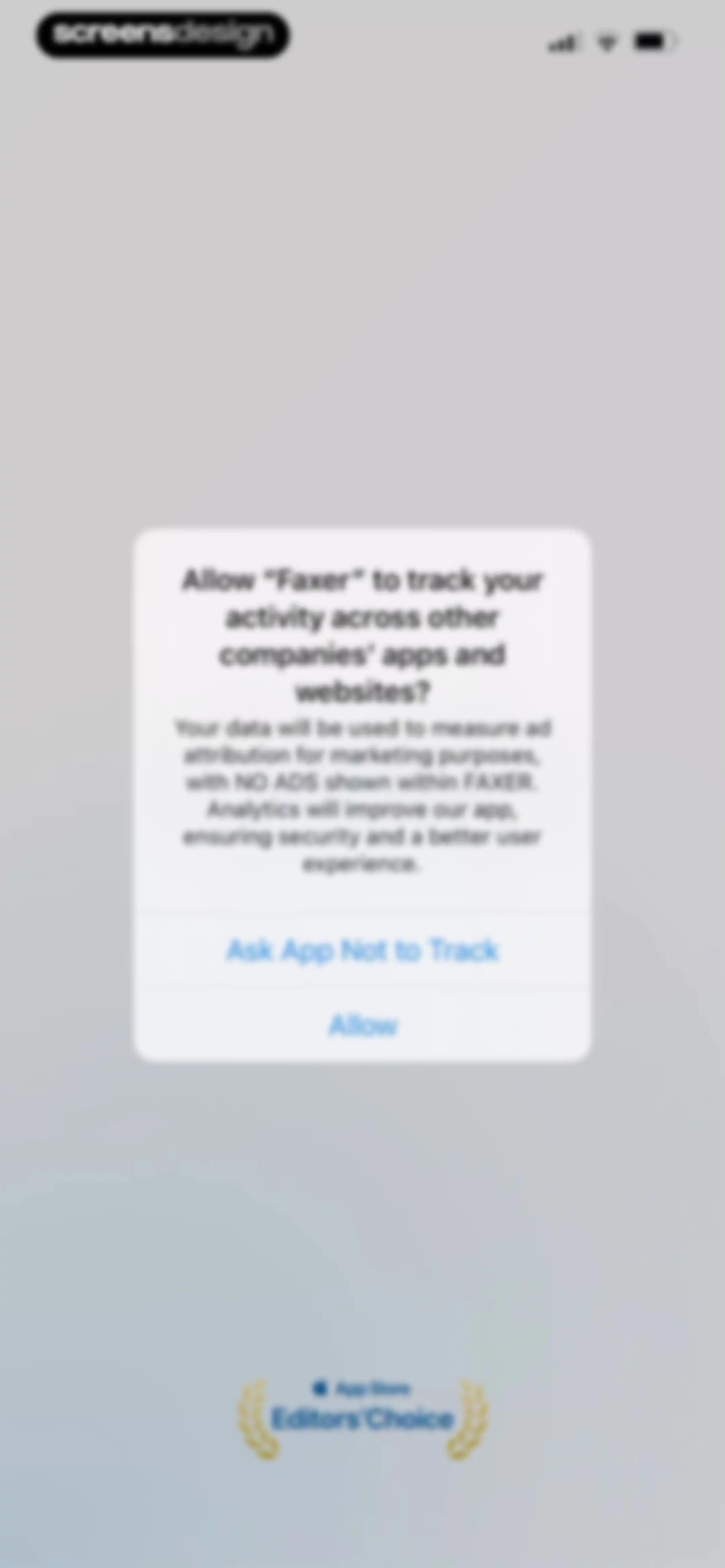 FAX from iPhone・Send doc・Faxer screen 2