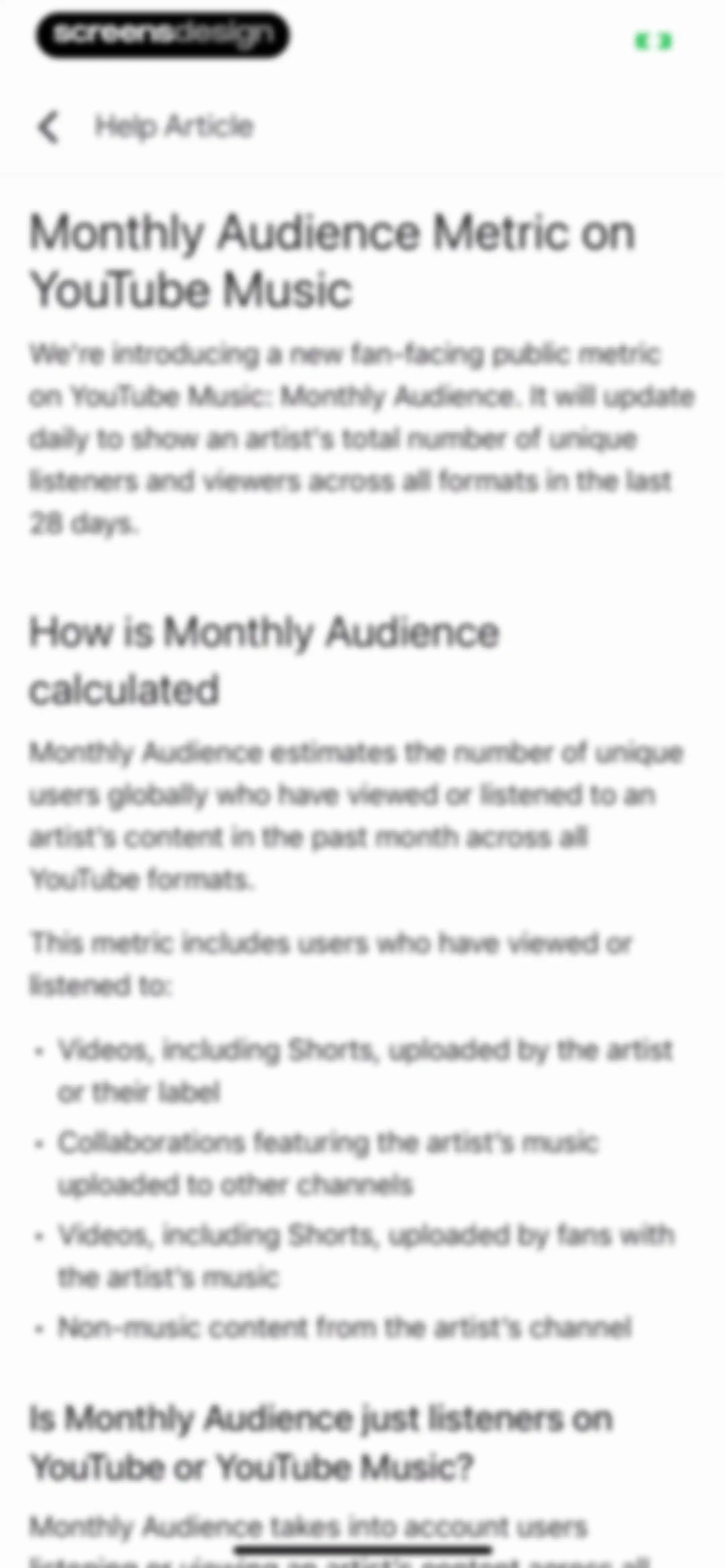 YouTube Music screen 116