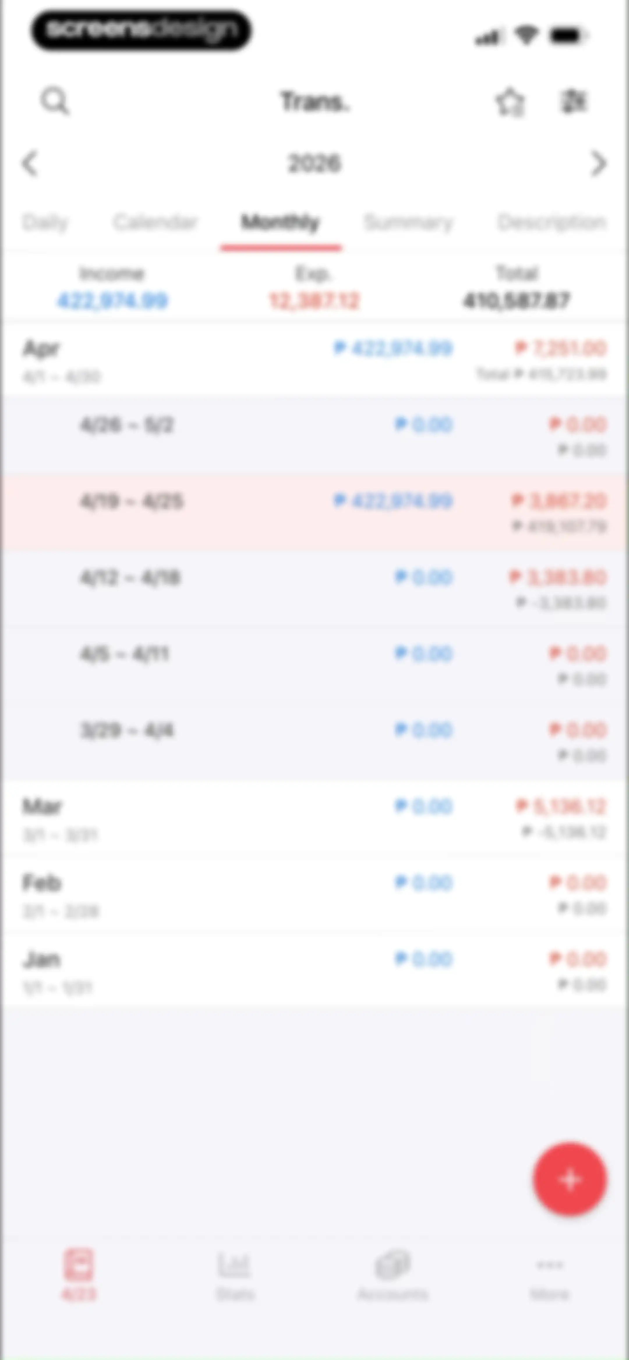 Money Manager Expense & Budget screen 30