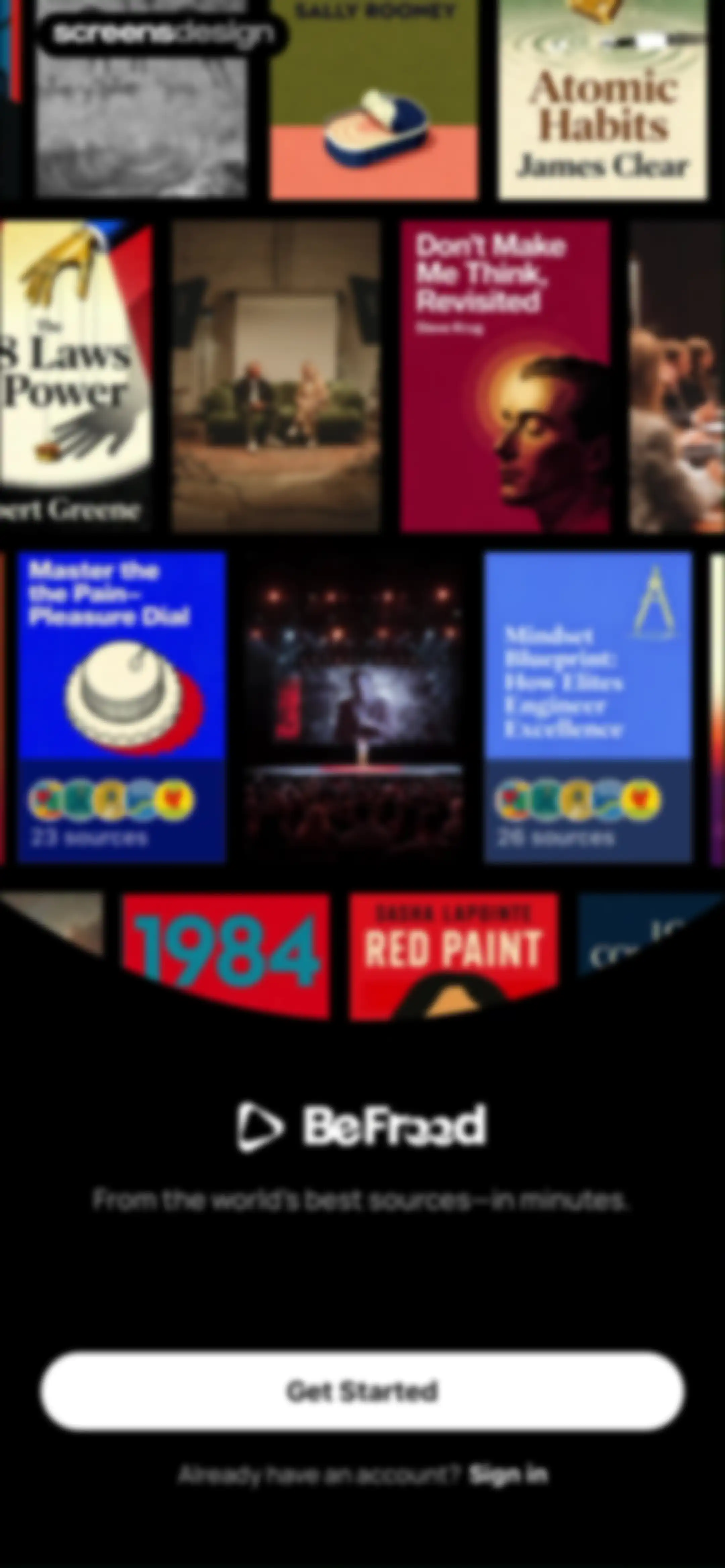 BeFreed: Personalized Learning screen 3