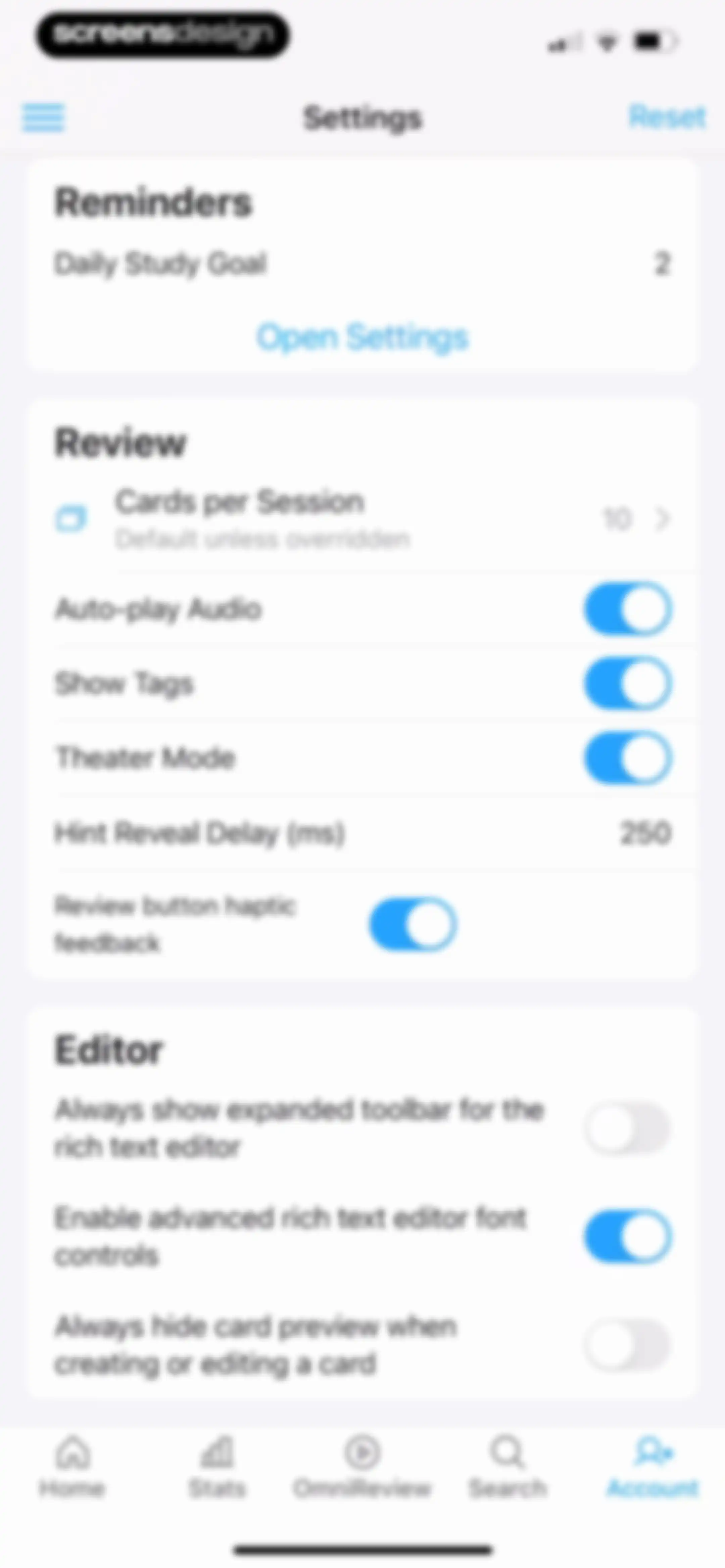 AlgoApp - Flashcards screen 117